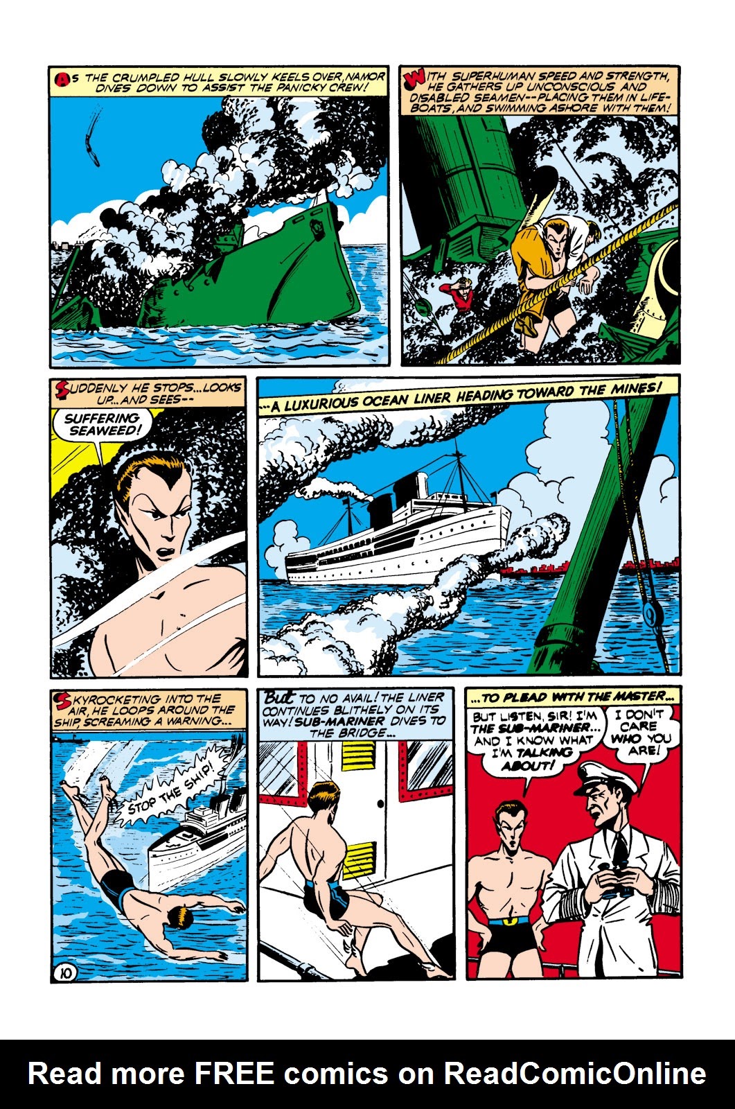 Read online Sub-Mariner Comics comic -  Issue #1 - 33