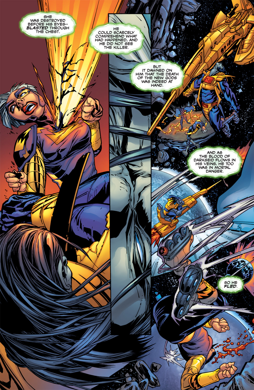Read online Outsiders: Five of a Kind comic -  Issue # Issue Martian Manhunter-Thunder - 14
