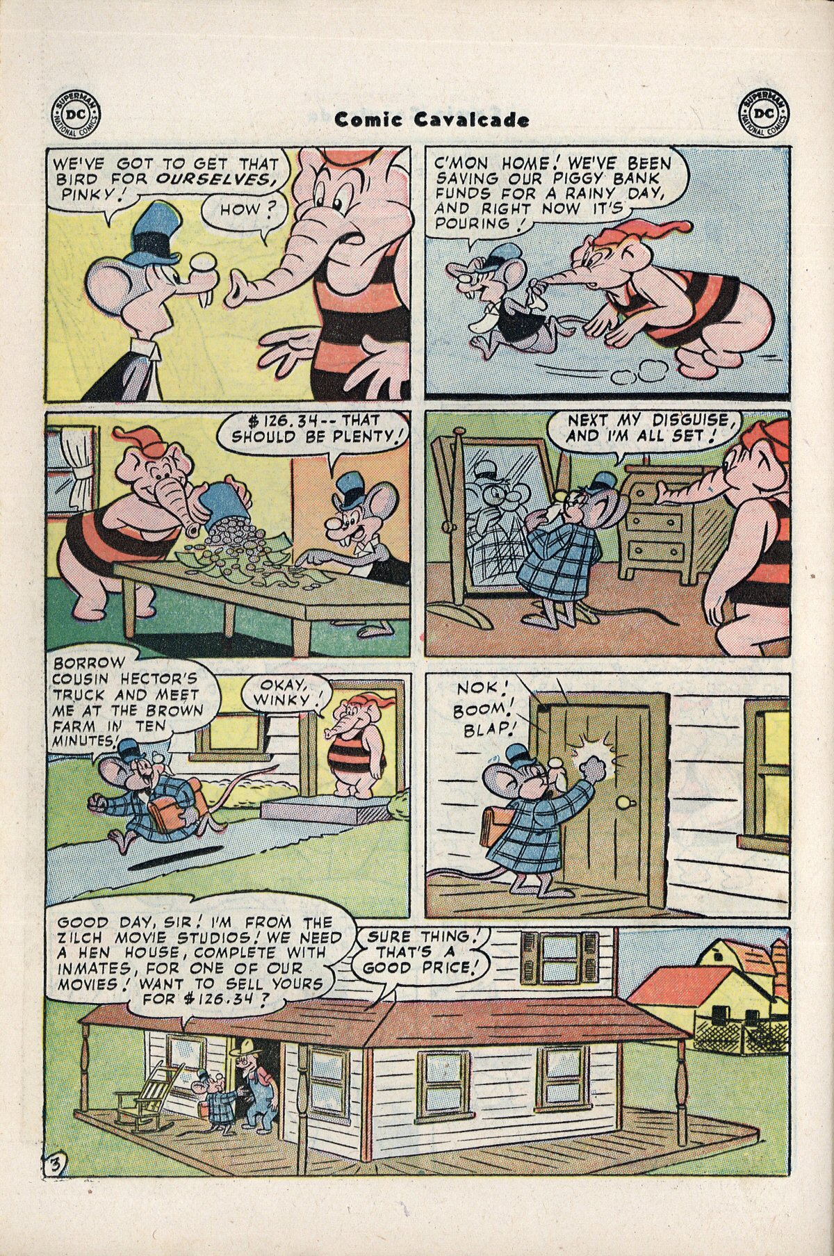 Read online Comic Cavalcade comic -  Issue #59 - 50