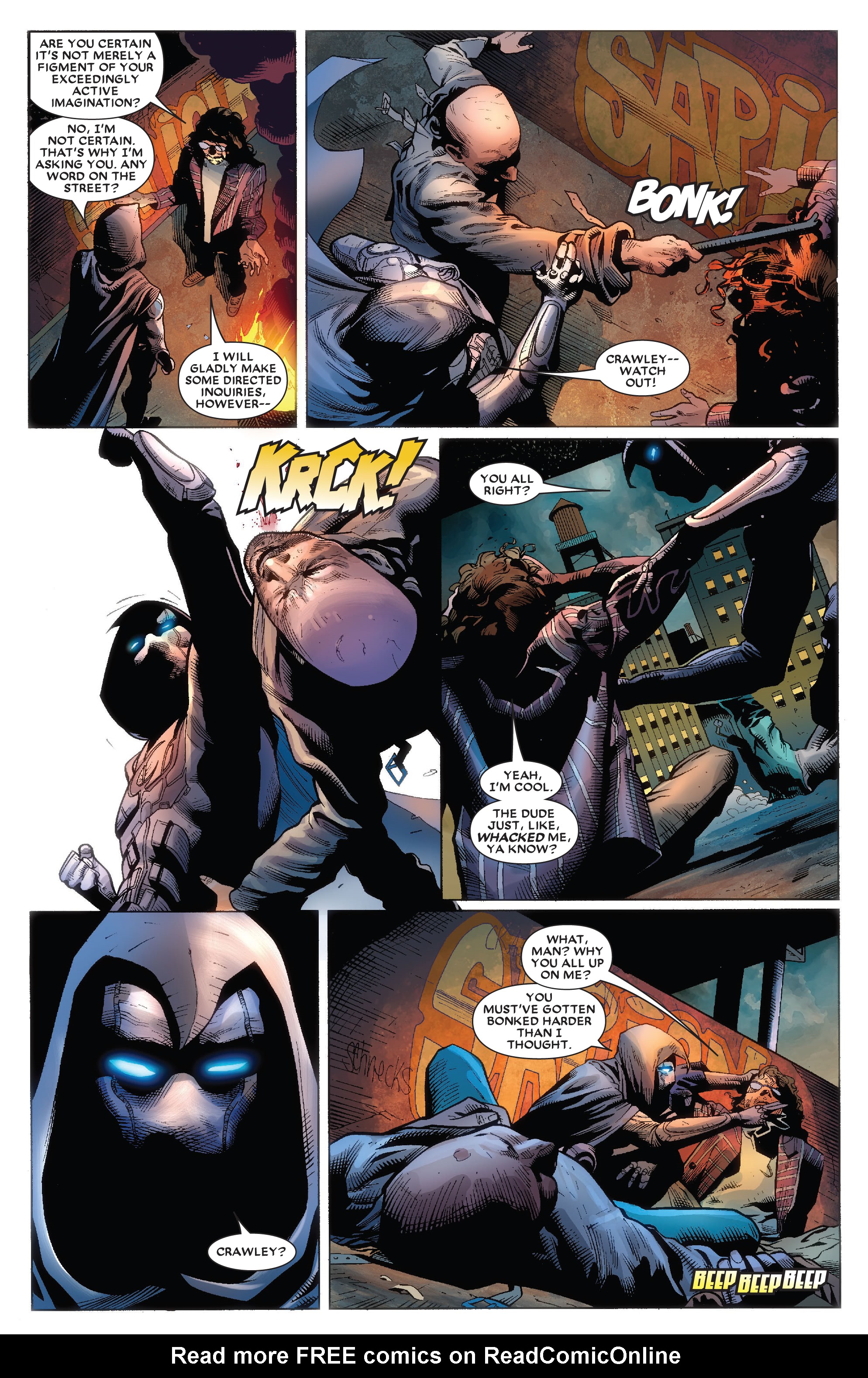 Read online Moon Knight by Huston, Benson & Hurwitz Omnibus comic -  Issue # TPB (Part 10) - 4