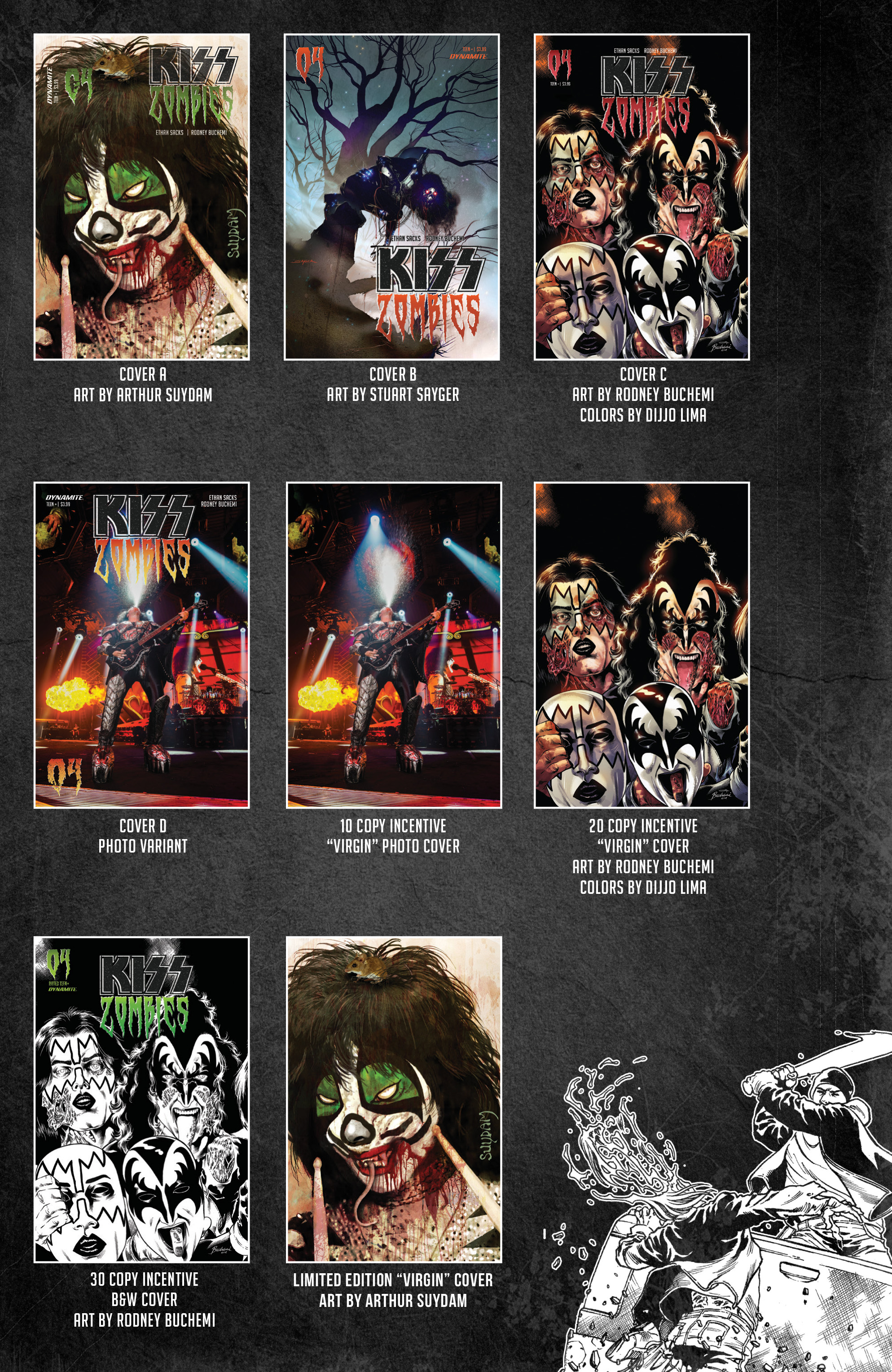 Read online Kiss: Zombies comic -  Issue #4 - 27
