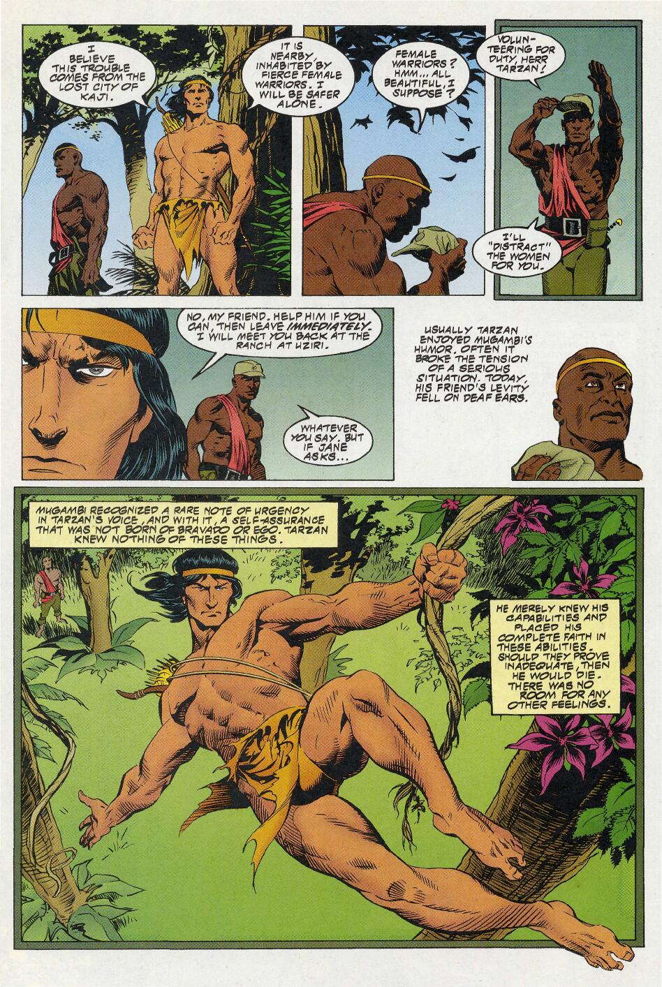 Read online Tarzan (1996) comic -  Issue #7 - 12