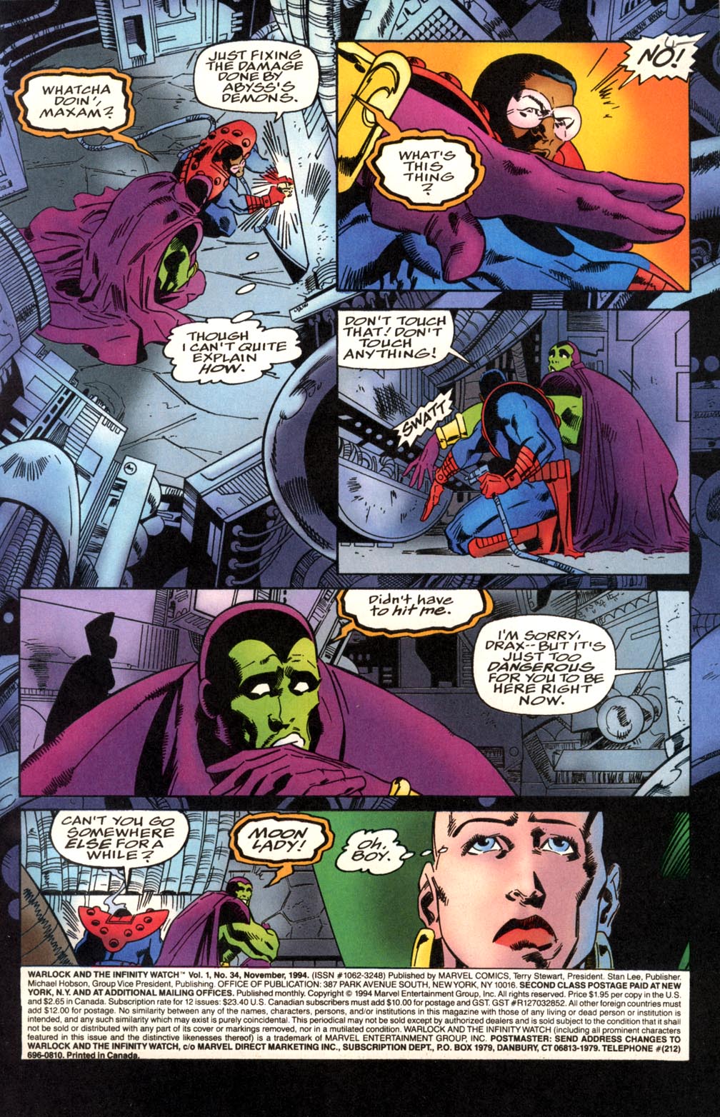 Read online Warlock and the Infinity Watch comic -  Issue #34 - 2