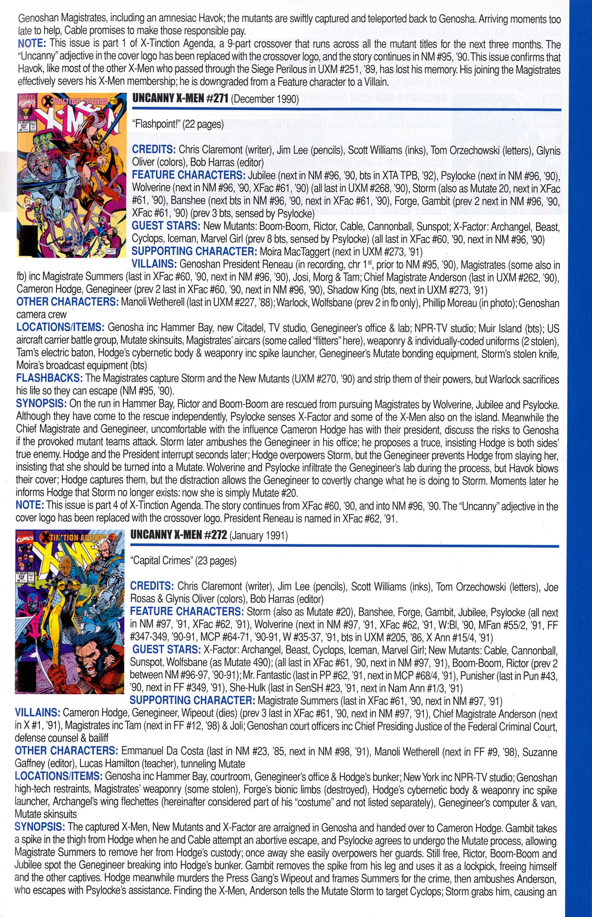Read online Official Index to the Marvel Universe comic -  Issue #7 - 47
