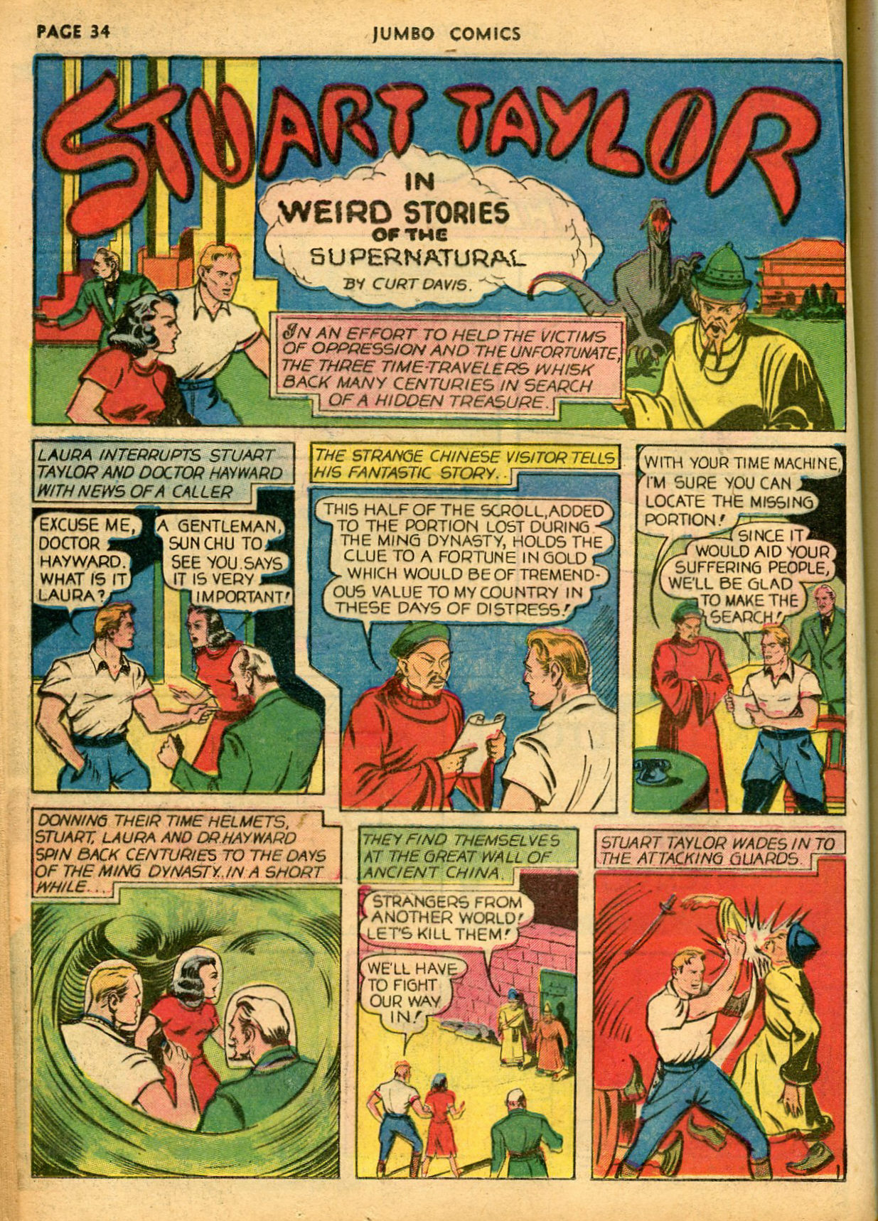 Read online Jumbo Comics comic -  Issue #21 - 36