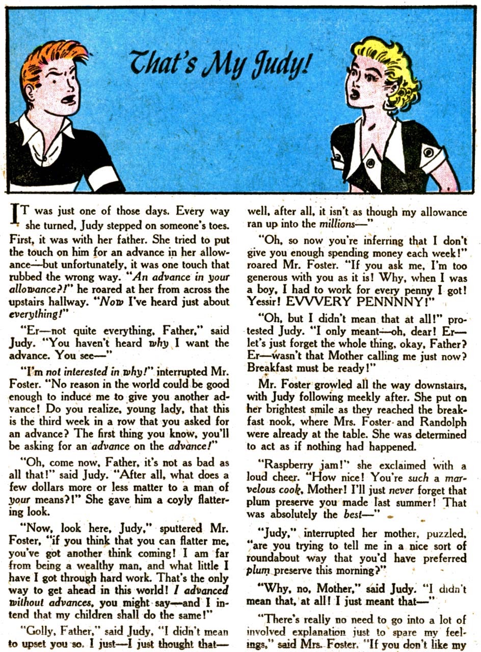 Read online A Date with Judy comic -  Issue #47 - 23