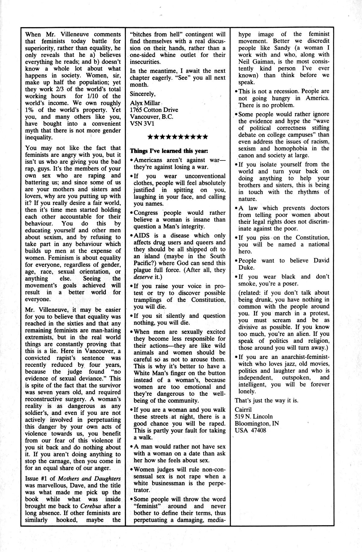 Read online Cerebus comic -  Issue #154 - 29