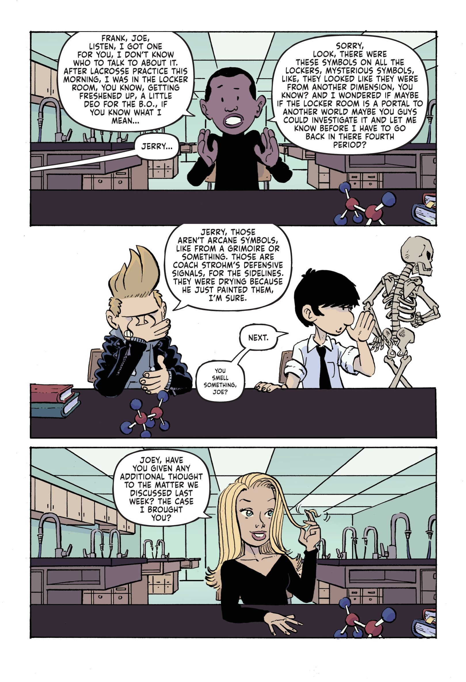 Read online Nancy Drew & the Hardy Boys: The Mystery of the Missing Adults! comic -  Issue # TPB - 13