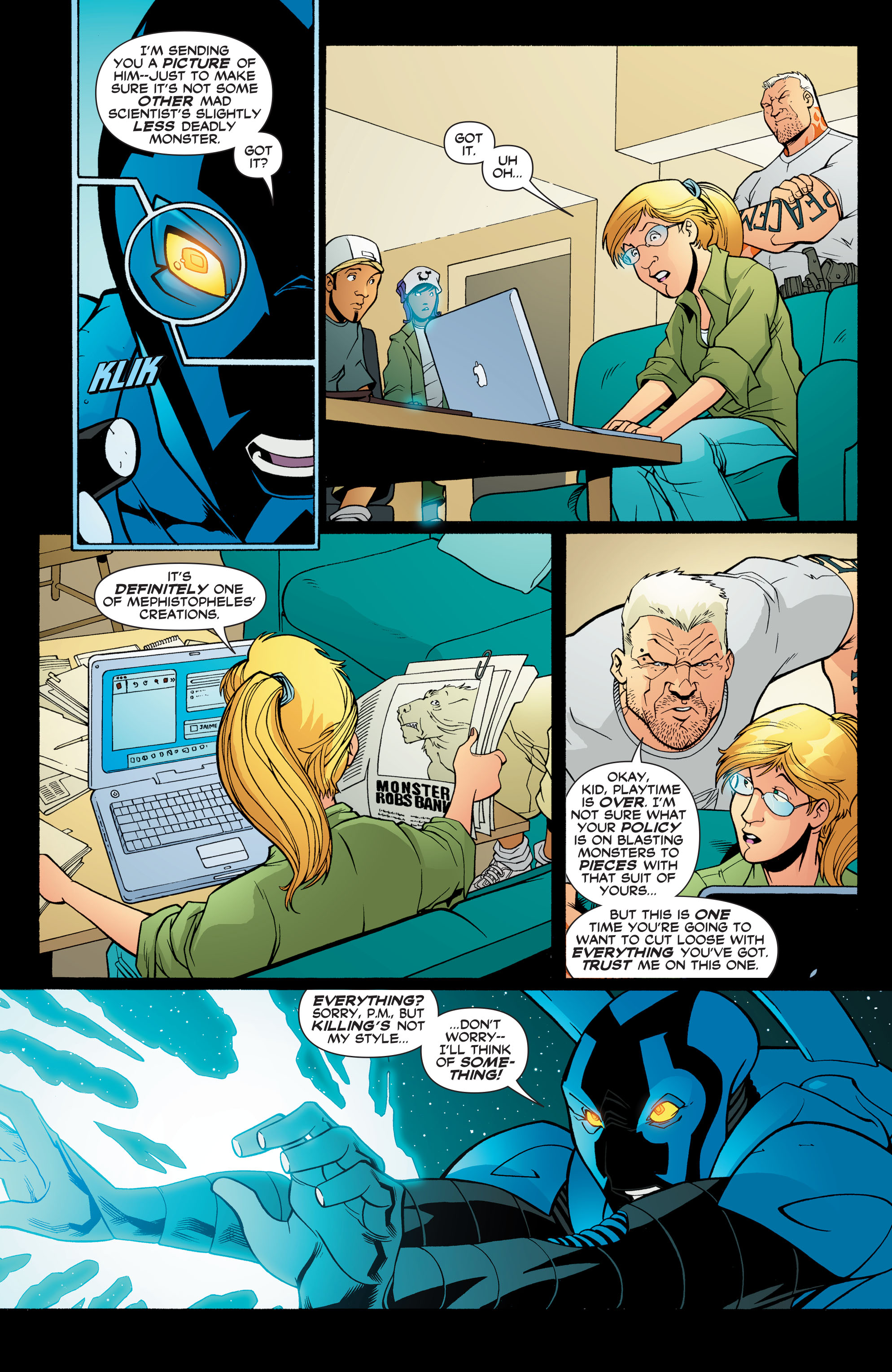 Read online Blue Beetle (2006) comic -  Issue #28 - 15