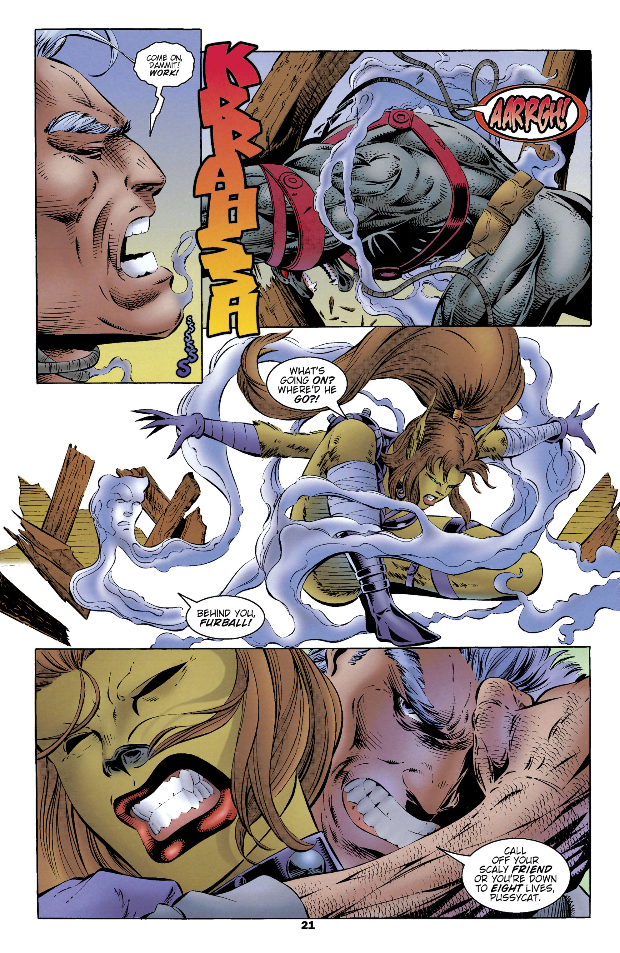 Read online Backlash comic -  Issue #10 - 22