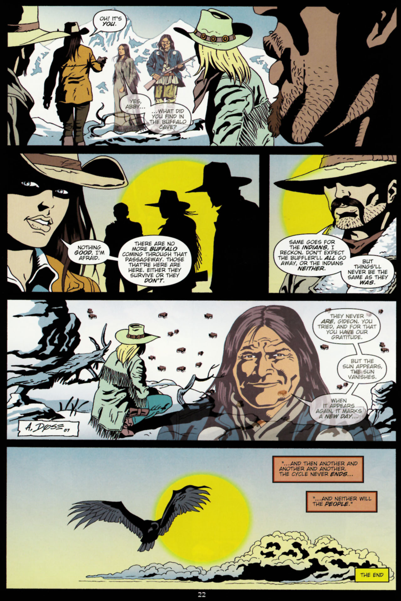 Read online Desperadoes: Buffalo Dreams comic -  Issue #4 - 23