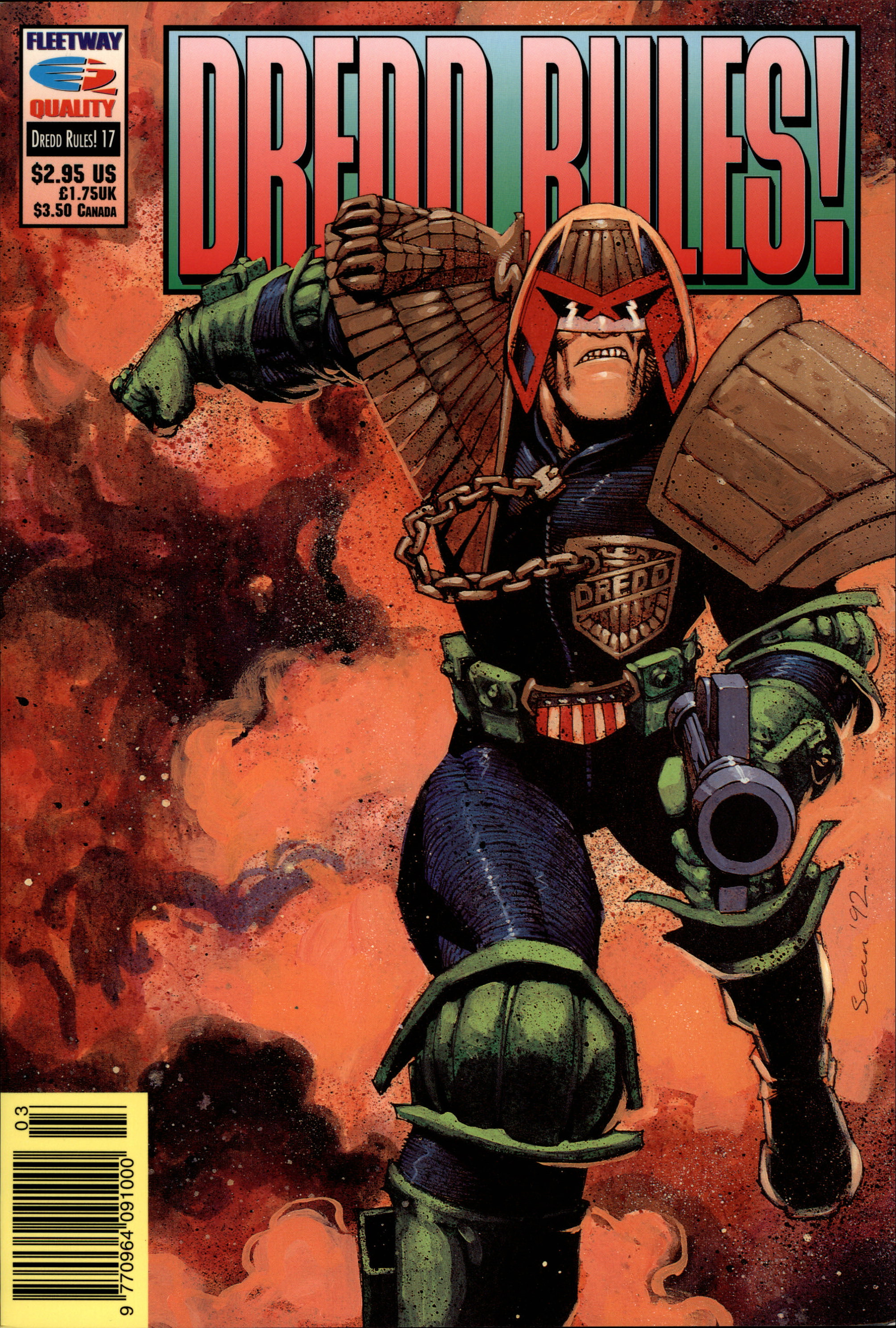 Read online Dredd Rules! comic -  Issue #17 - 1