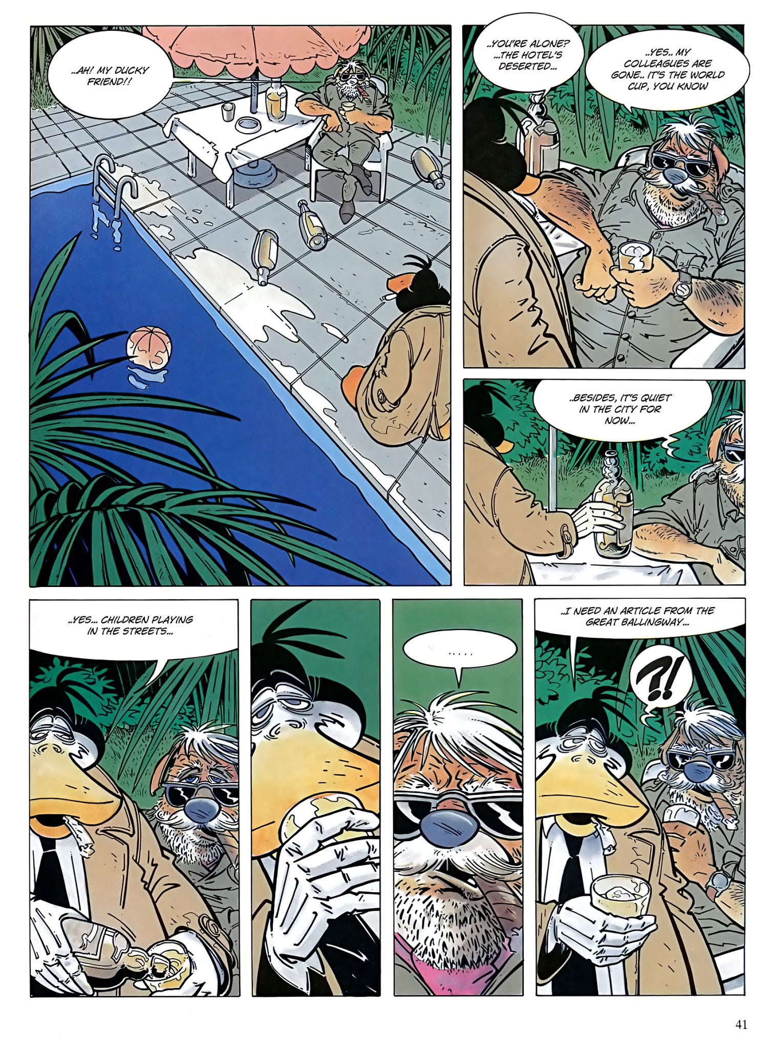 Read online Une enquête de l'inspecteur Canardo comic -  Issue #6 - 40