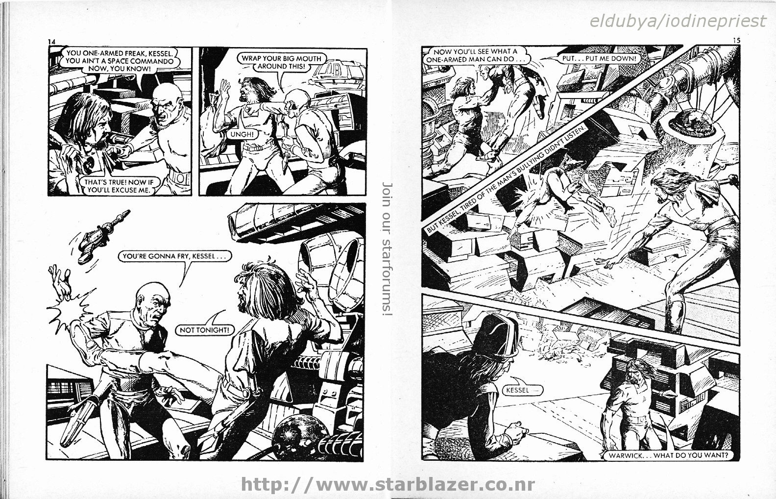 Read online Starblazer comic -  Issue #138 - 9