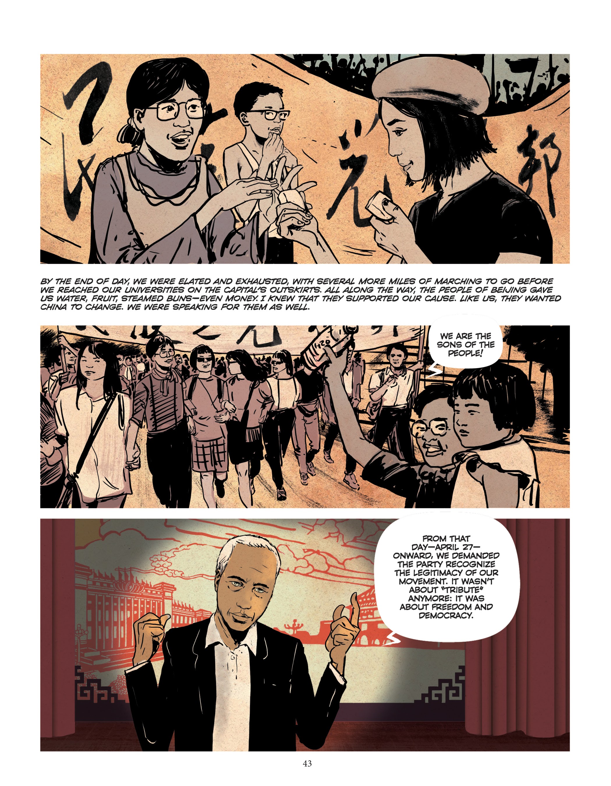 Read online Tiananmen 1989: Our Shattered Hopes comic -  Issue # TPB - 46