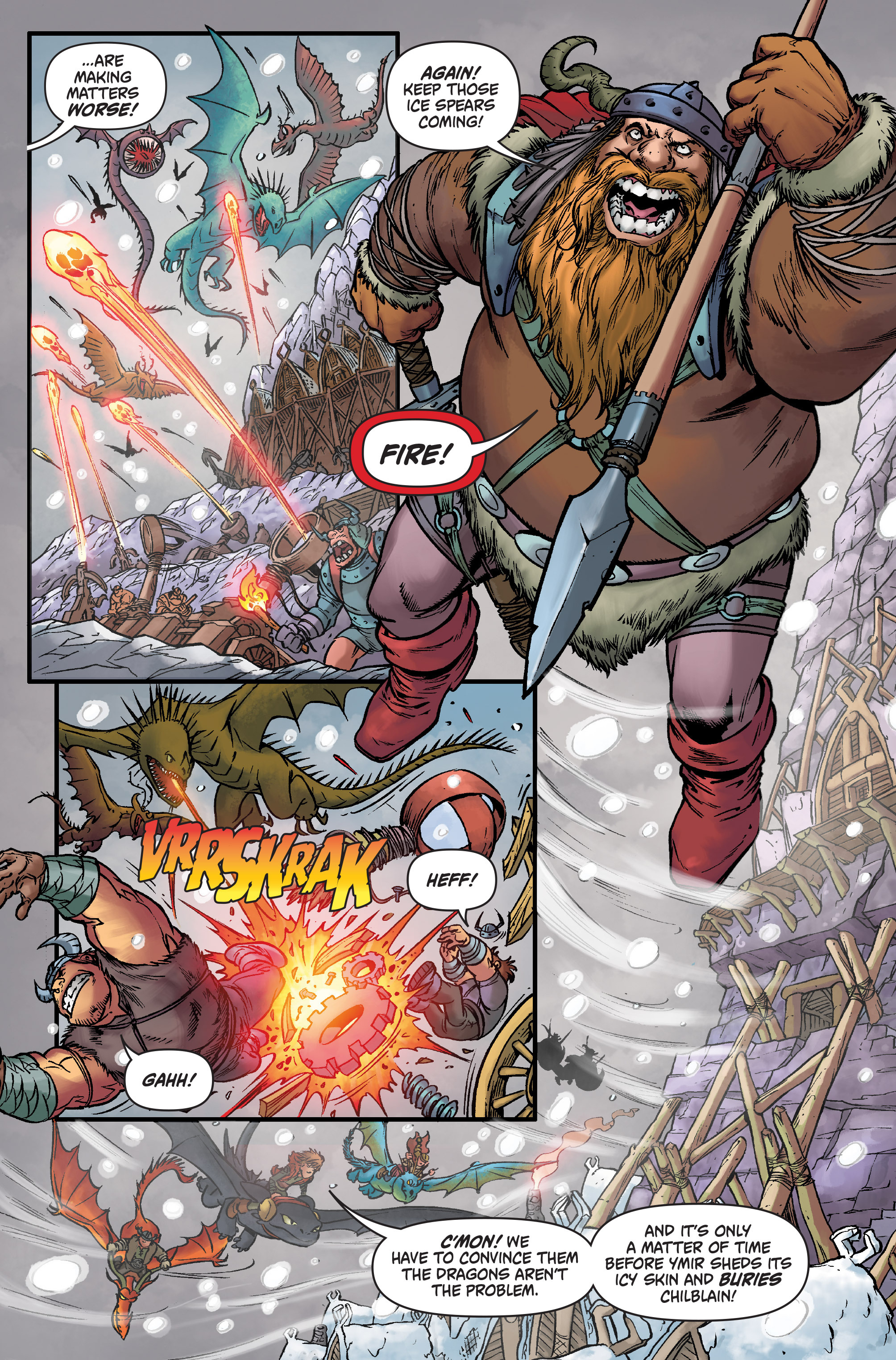 Read online DreamWorks Dragons: Defenders of Berk Collection: Fire & Ice comic -  Issue # TPB - 73