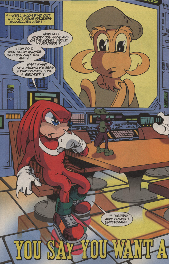 Read online Knuckles the Echidna comic -  Issue #22 - 6