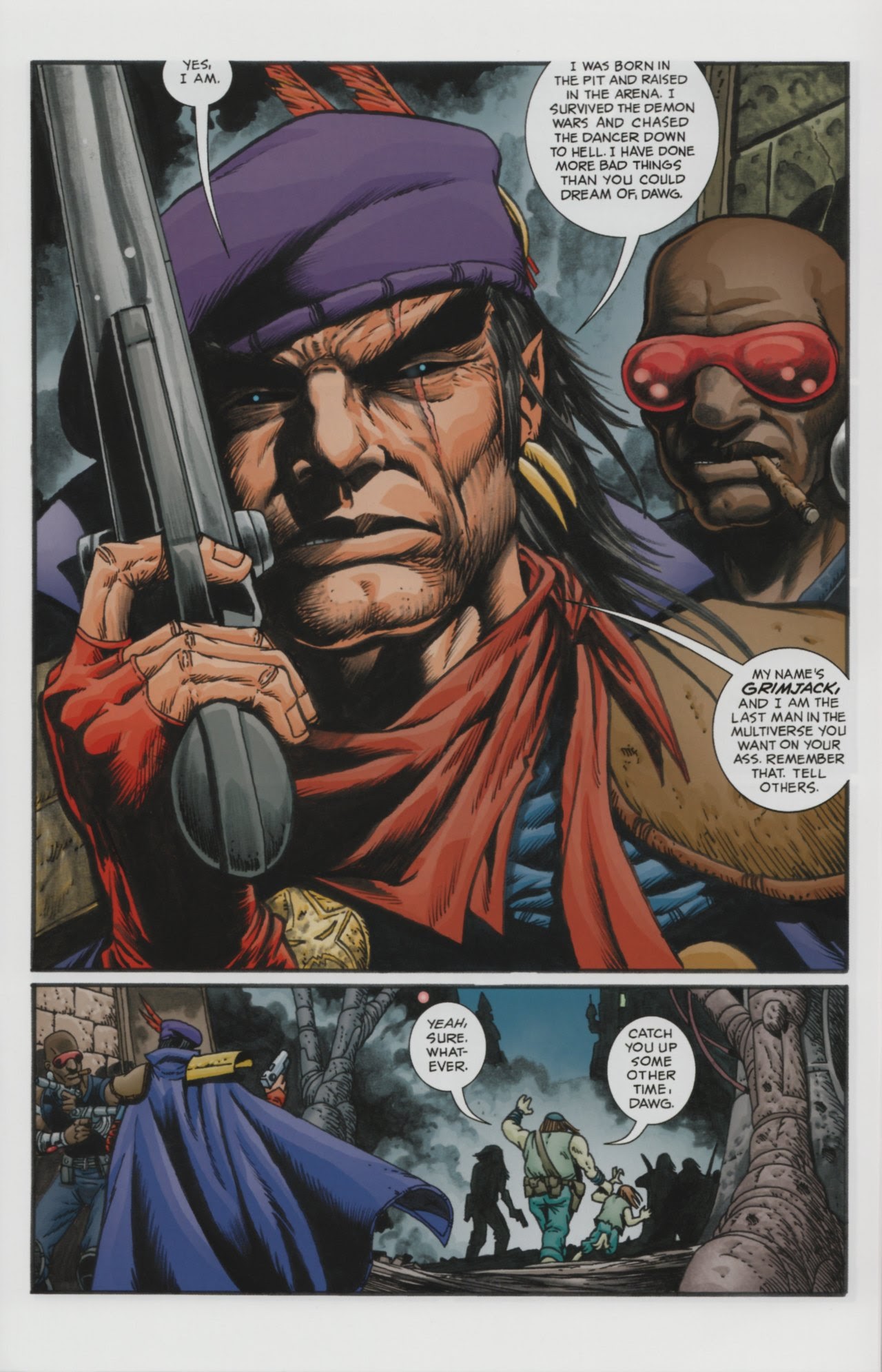 Read online GrimJack: The Manx Cat comic -  Issue #2 - 15