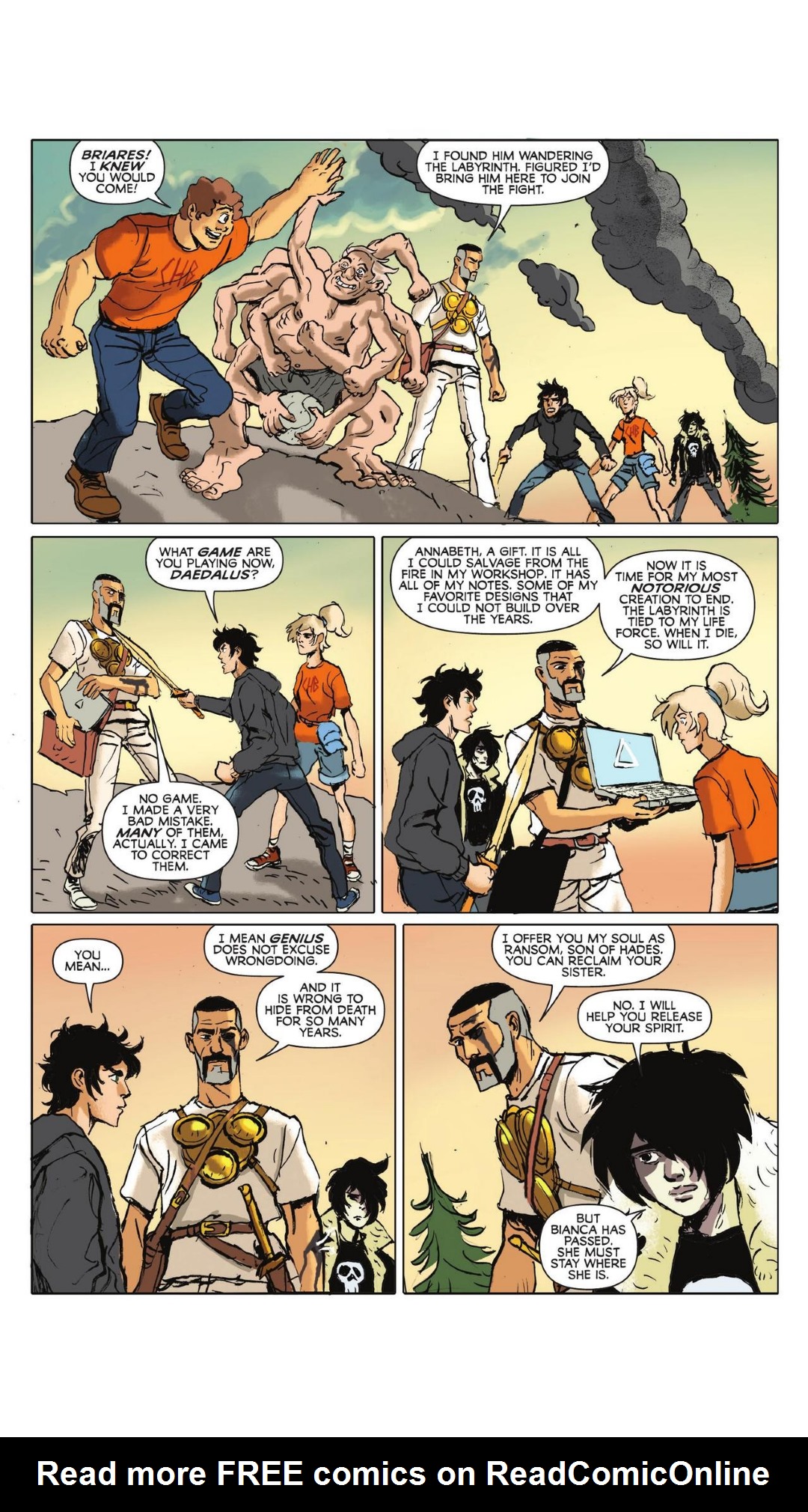 Read online Percy Jackson and the Olympians comic -  Issue # TPB 4 - 122