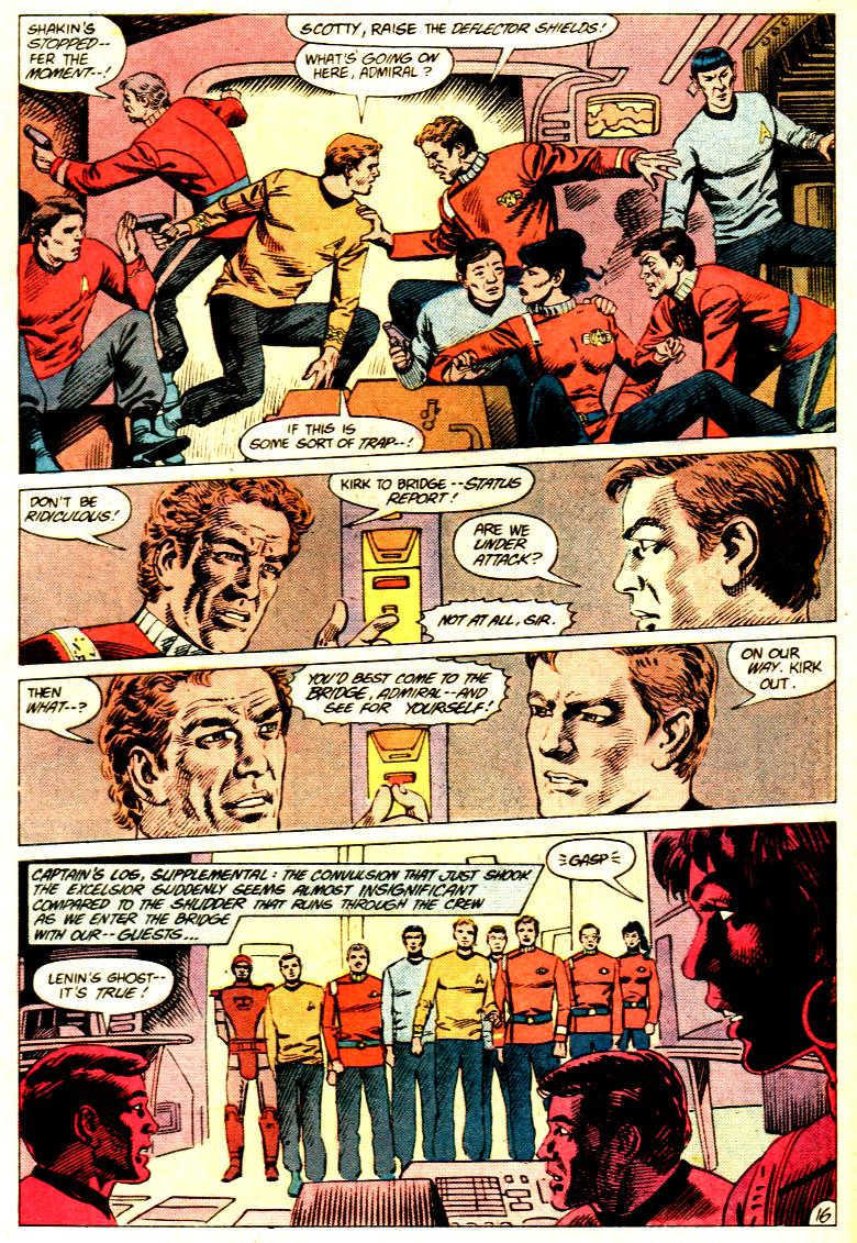 Read online Star Trek (1984) comic -  Issue #33 - 16