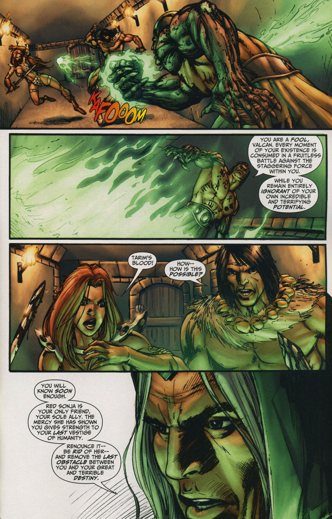Read online Red Sonja / Claw The Unconquered: Devil's Hands comic -  Issue # TPB - 75