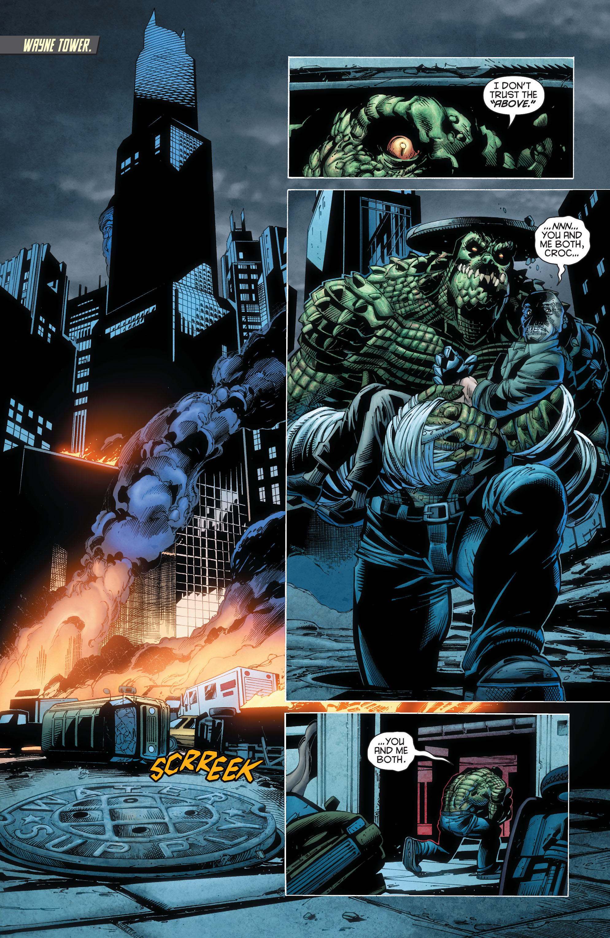 Read online Forever Evil: Arkham War comic -  Issue #3 - 3