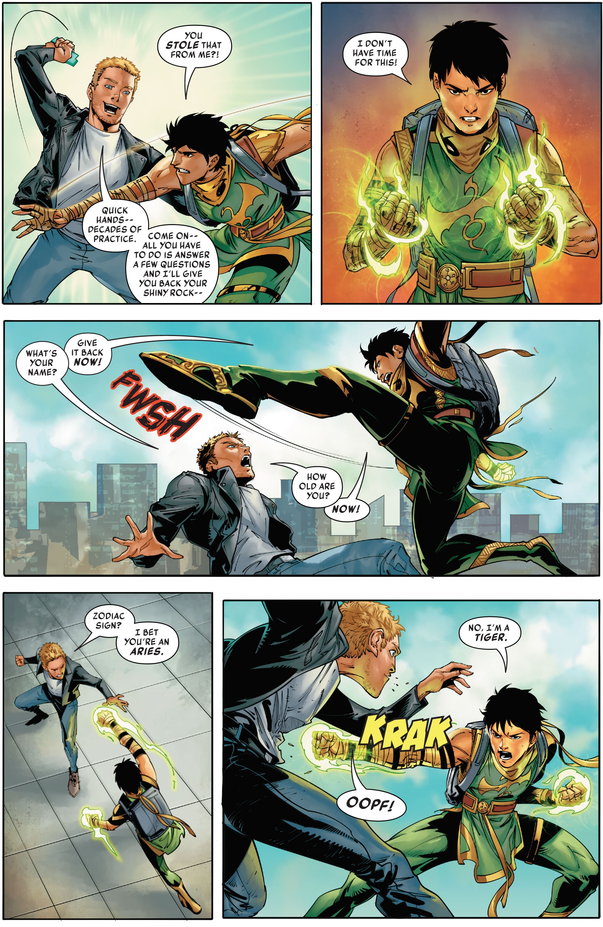 Read online Iron Fist (2022) comic -  Issue #1 - 15