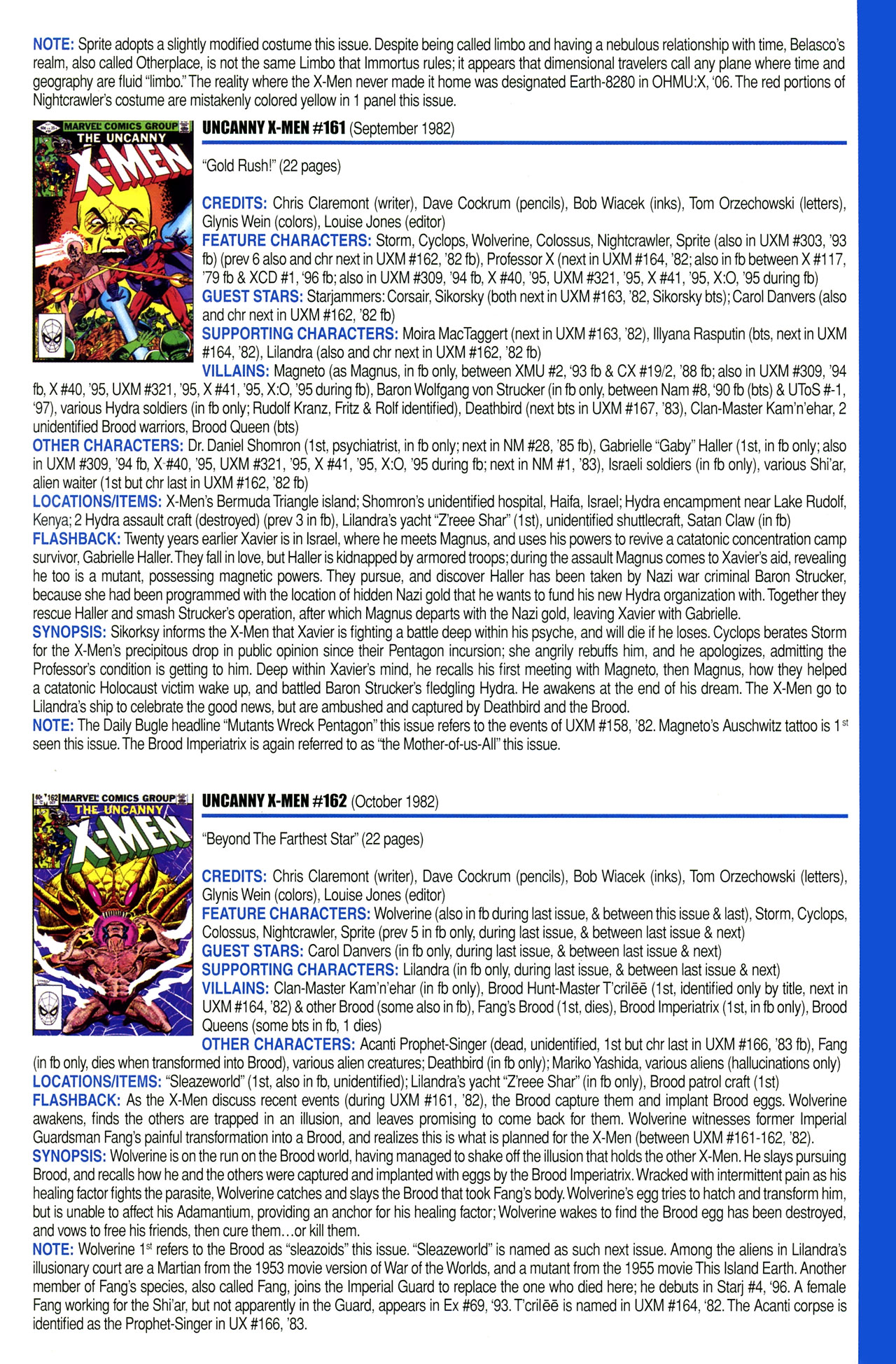 Read online Official Index to the Marvel Universe comic -  Issue #4 - 51