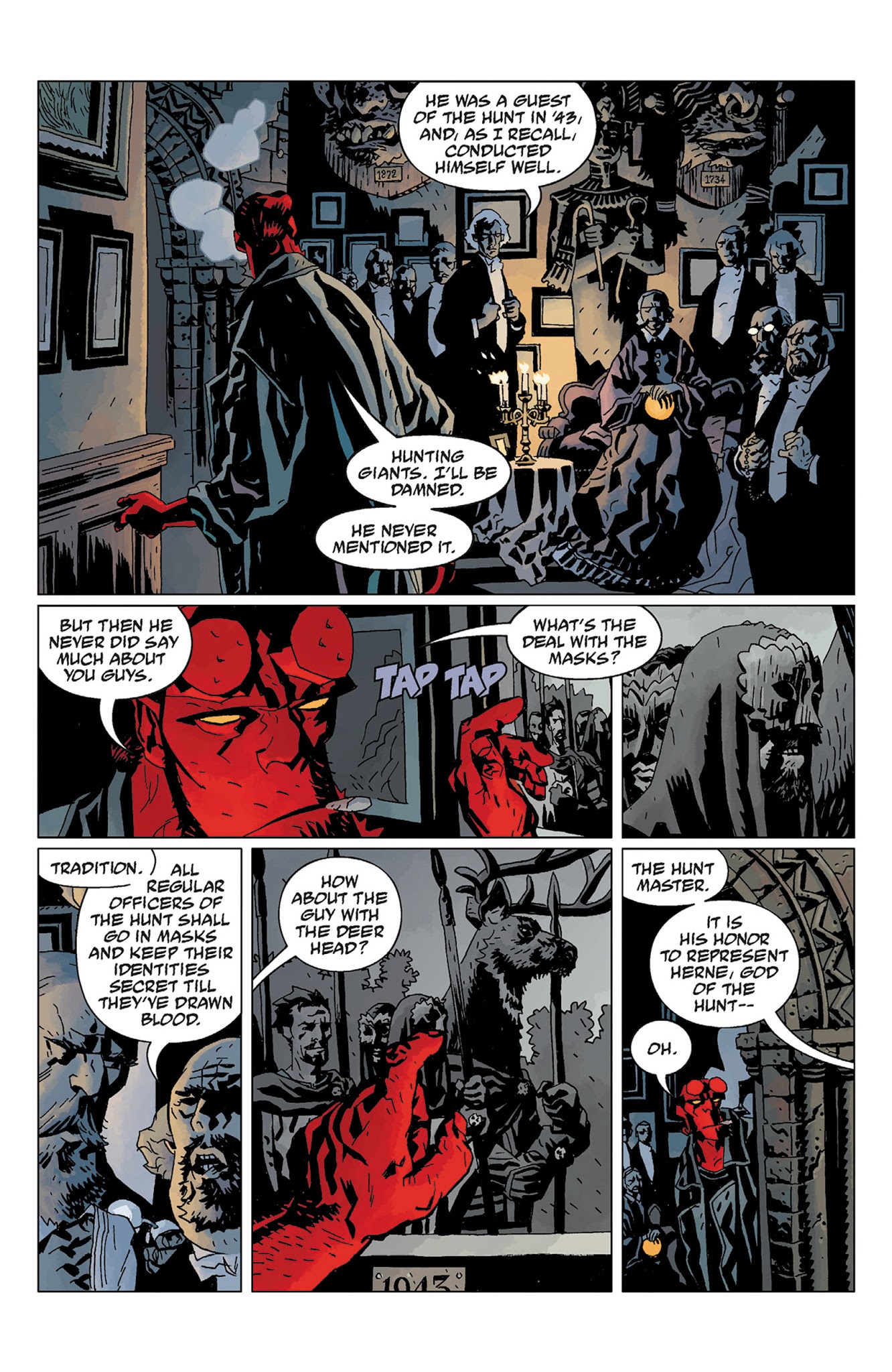 Read online Hellboy: The Wild Hunt comic -  Issue # TPB - 23