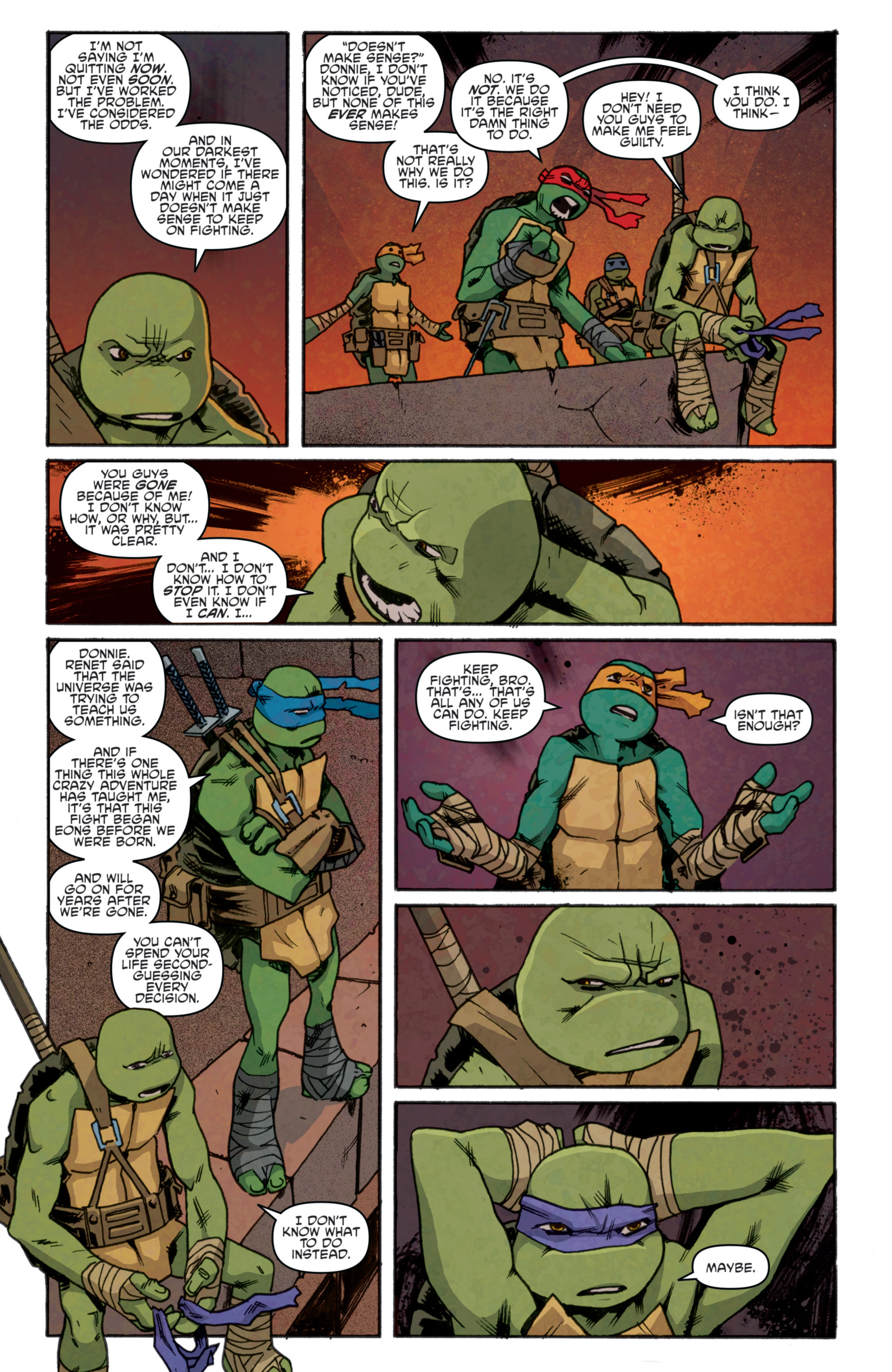 Read online Teenage Mutant Ninja Turtles: Turtles in Time comic -  Issue #4 - 23