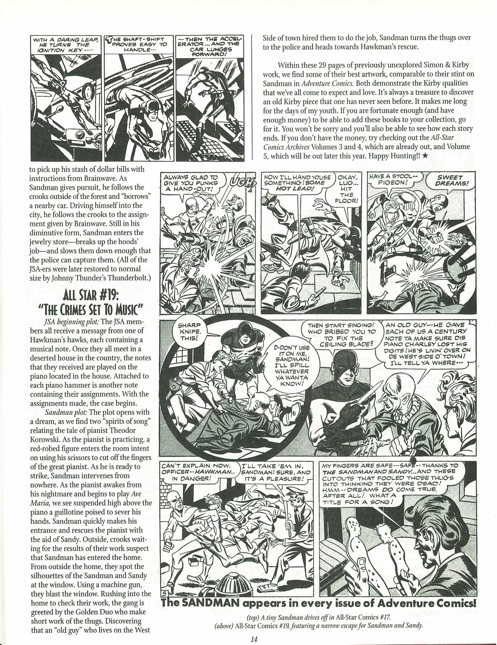 Read online The Jack Kirby Collector comic -  Issue #25 - 14