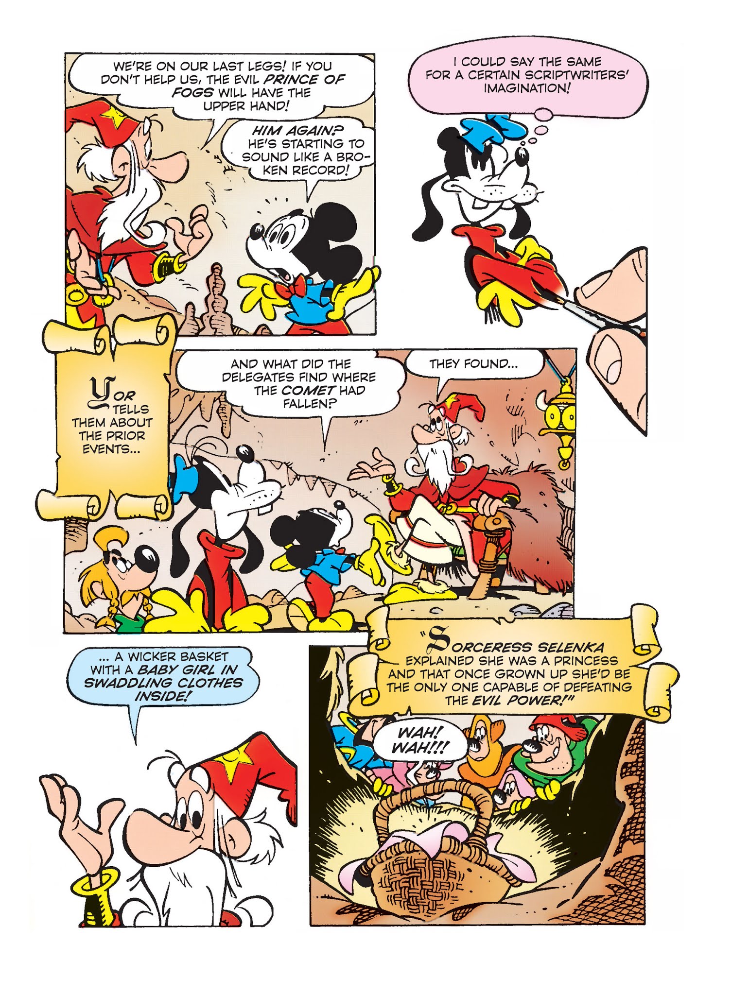 Read online Mickey Mouse and the Sleeping Beauty in the Stars comic -  Issue #1 - 19