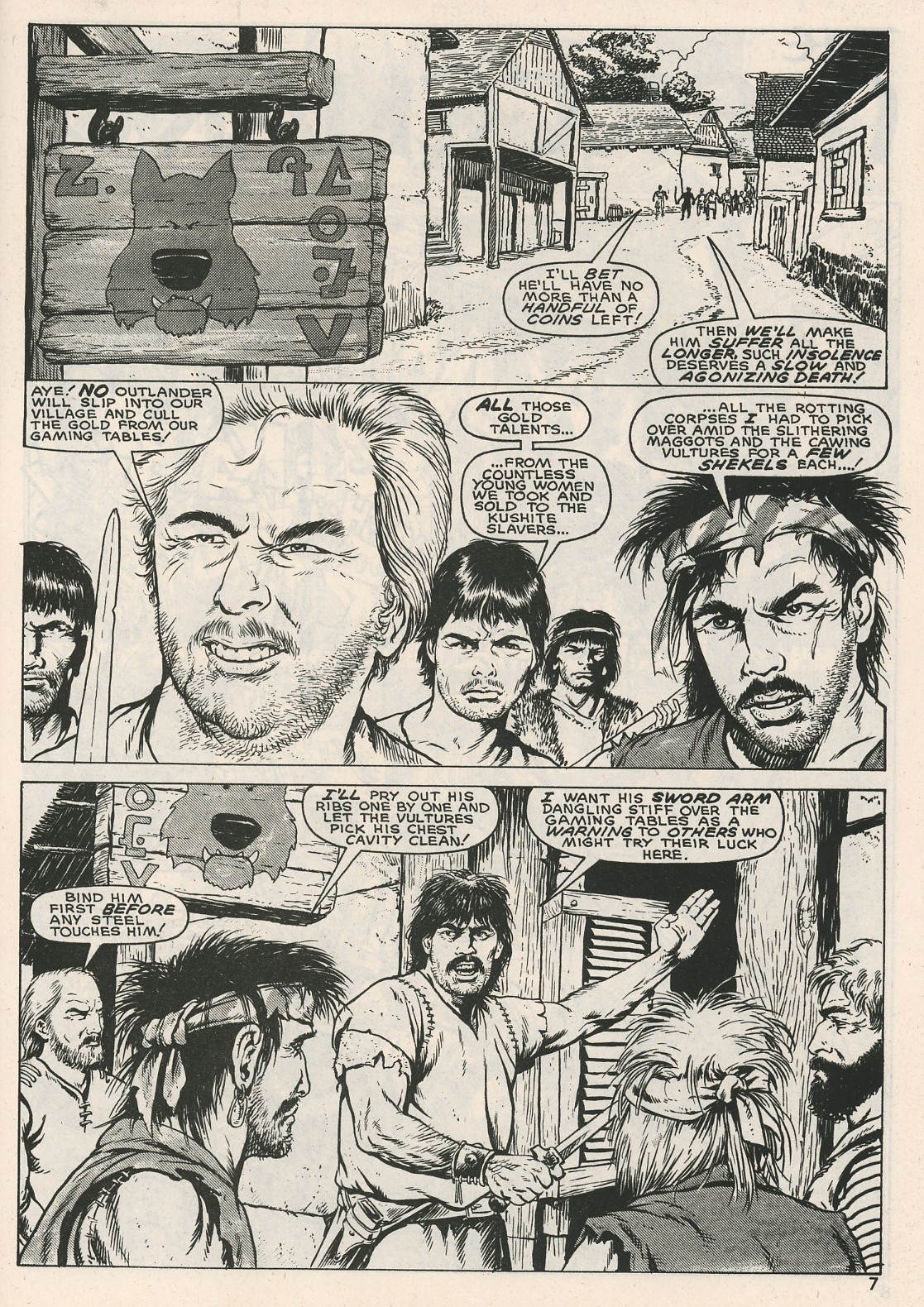 The Savage Sword Of Conan issue 126 - Page 7