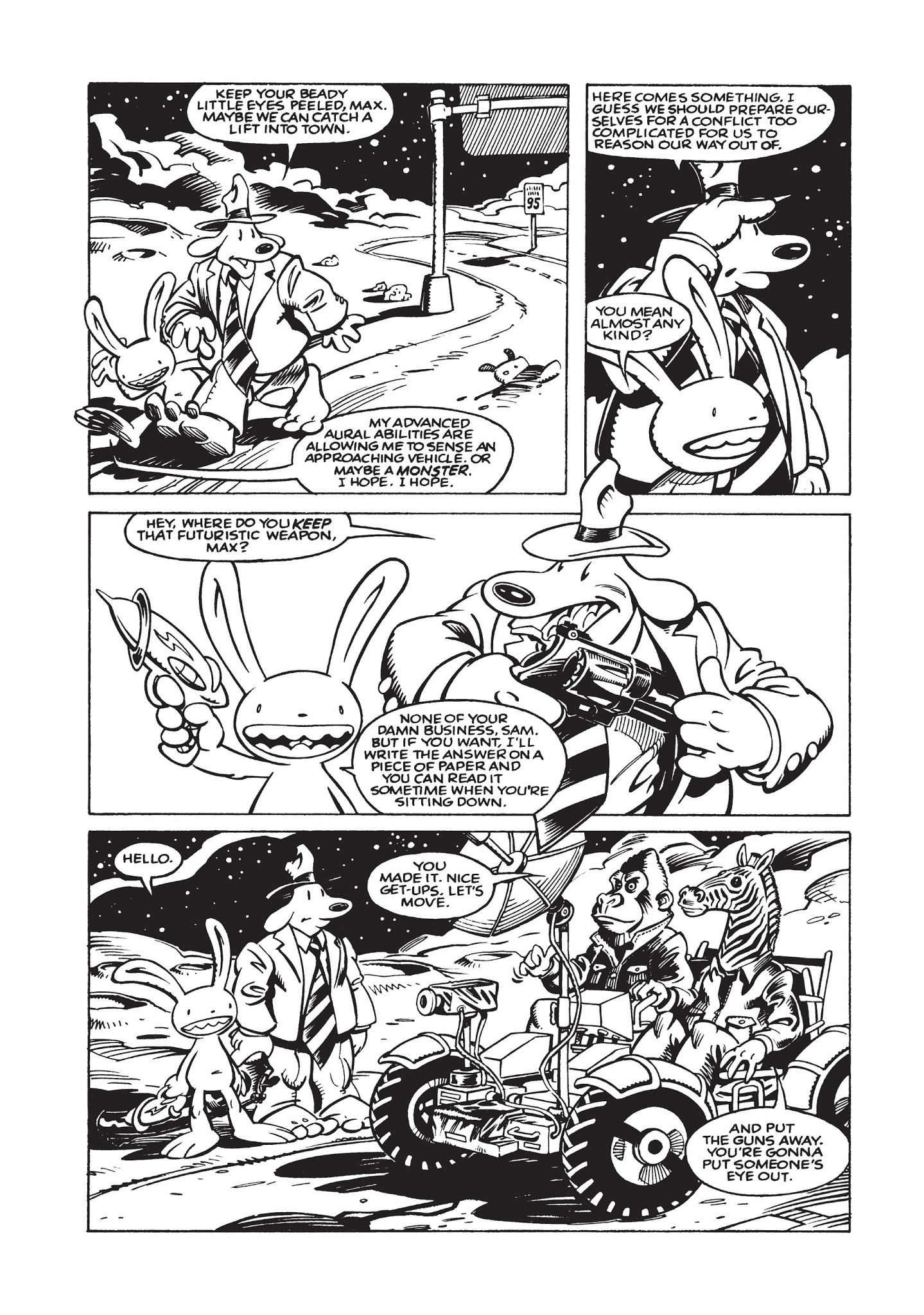 Read online Sam & Max Surfin' The Highway comic -  Issue # TPB - 98