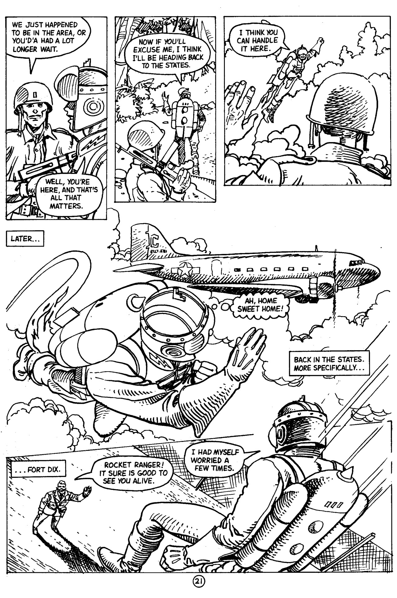 Read online Rocket Ranger comic -  Issue #4 - 23
