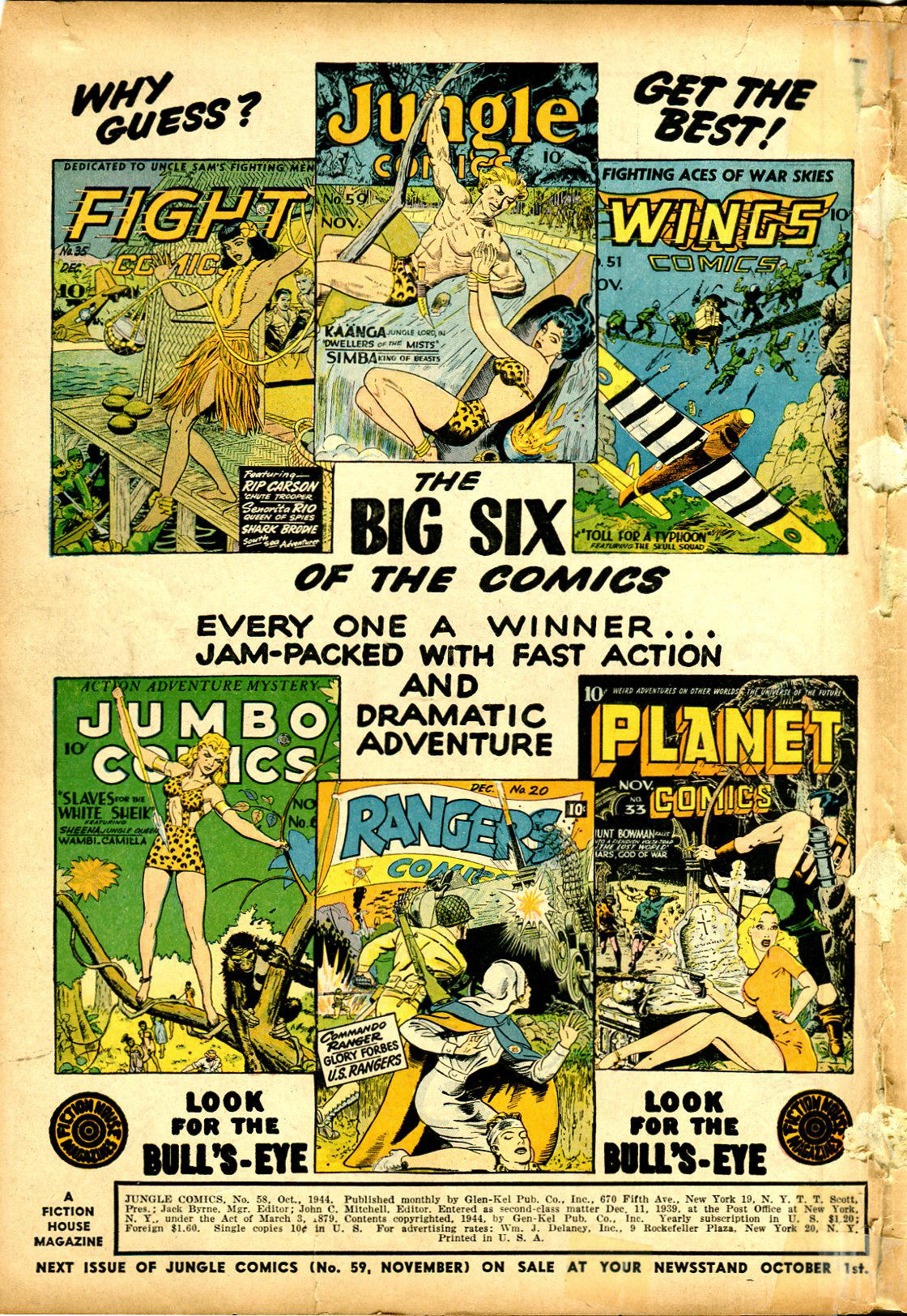 Read online Jungle Comics comic -  Issue #58 - 2