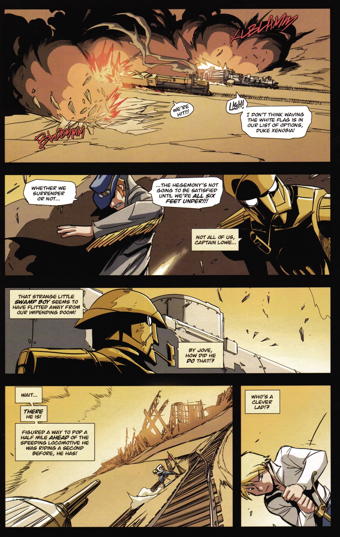 Read online Steam Wars comic -  Issue #2 - 21