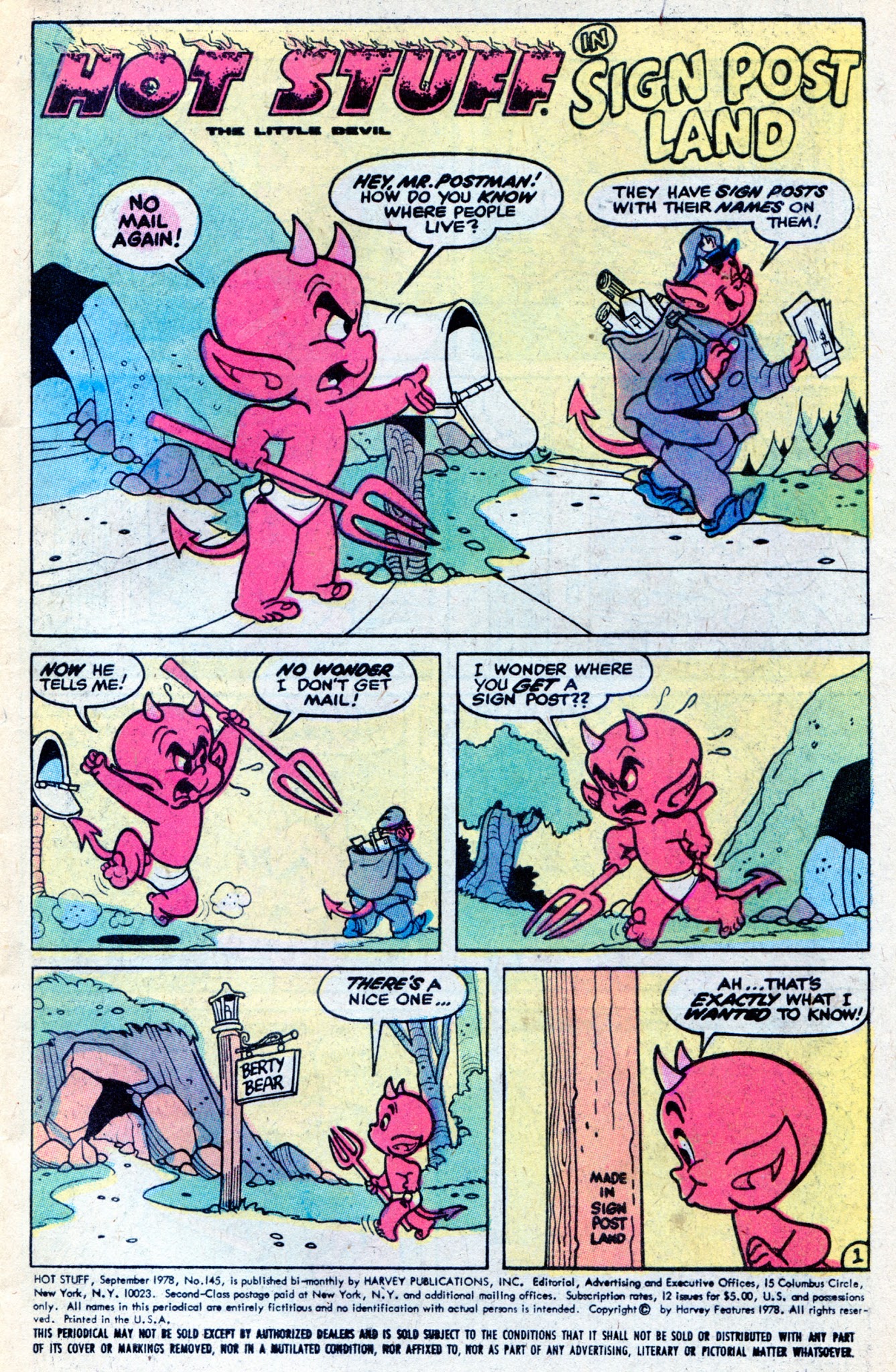 Read online Hot Stuff, the Little Devil comic -  Issue #145 - 5