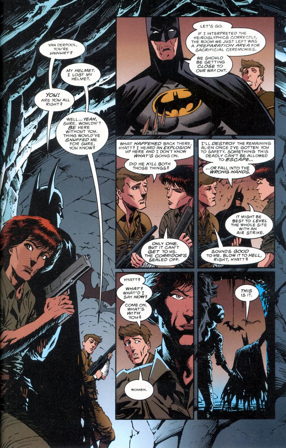 Read online Batman/Aliens comic -  Issue #2 - 23