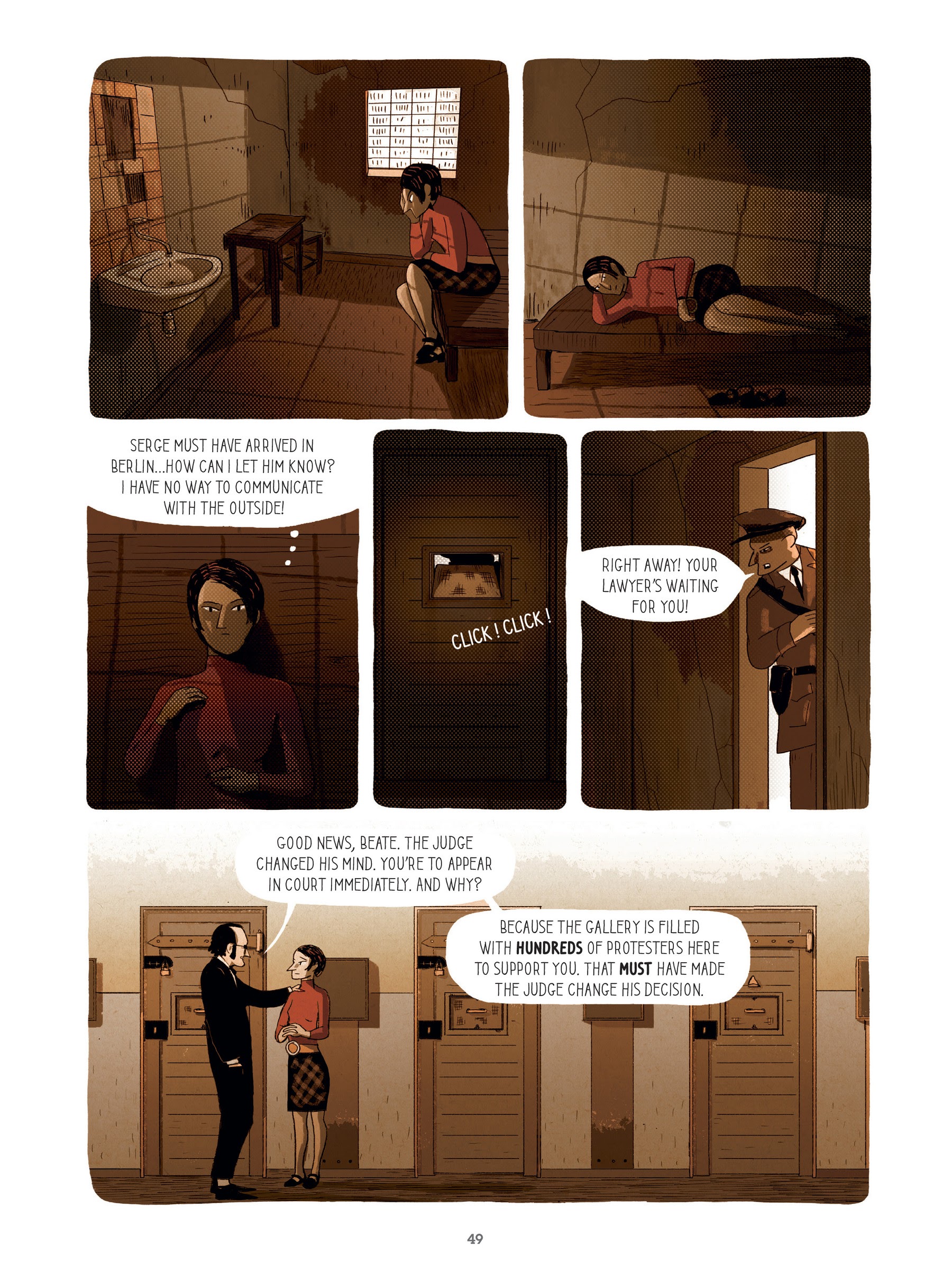 Read online For Justice: The Serge & Beate Klarsfeld Story comic -  Issue # TPB (Part 1) - 49