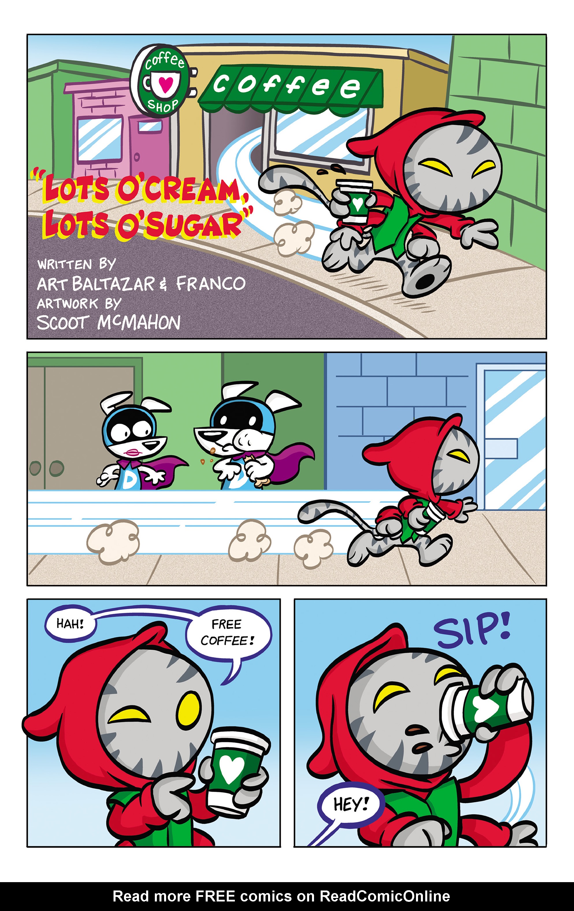 Read online Aw Yeah Comics: Action Cat & Adventure Bug comic -  Issue #2 - 16