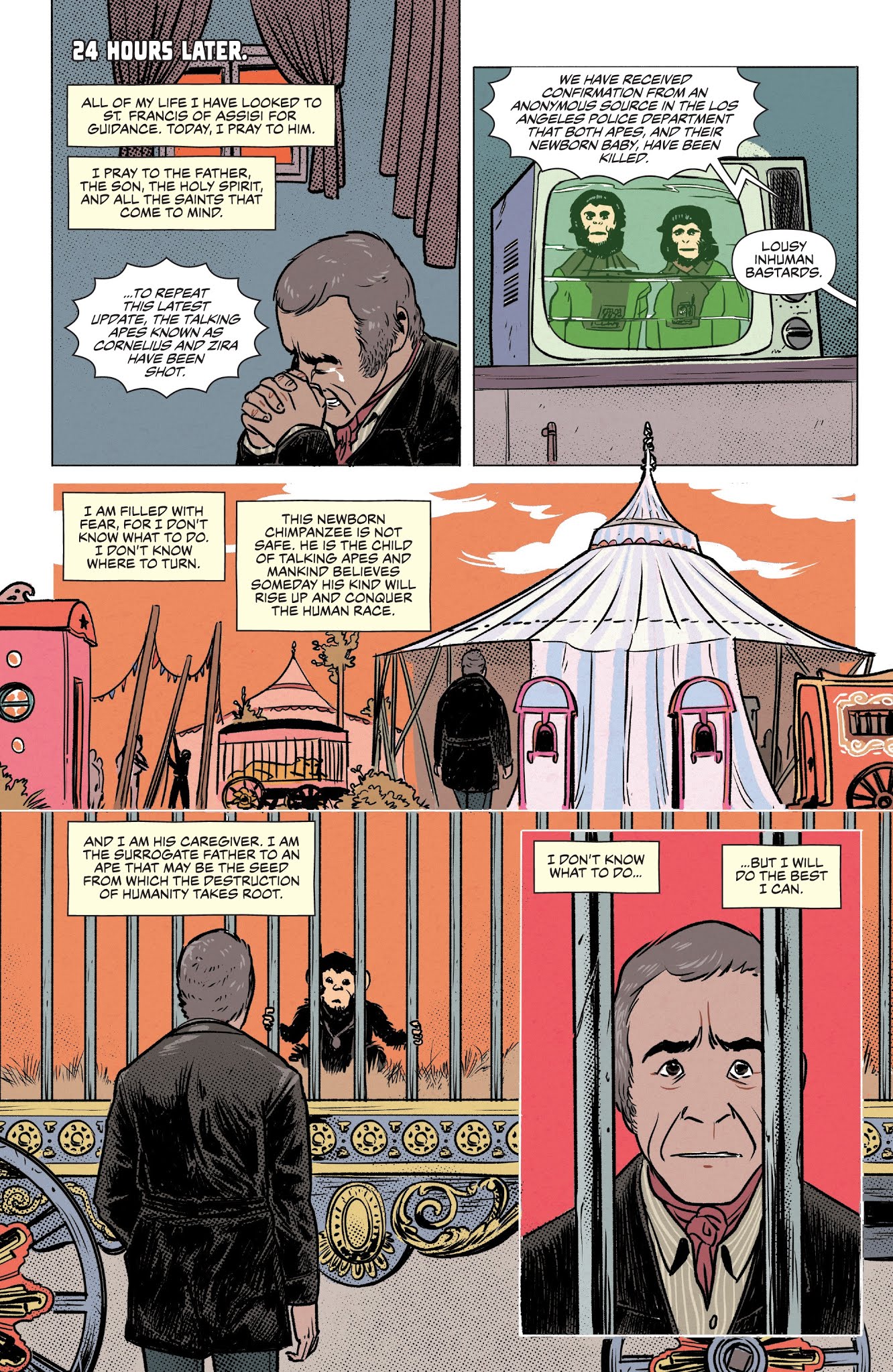 Read online Planet of the Apes: The Time of Man comic -  Issue # Full - 4