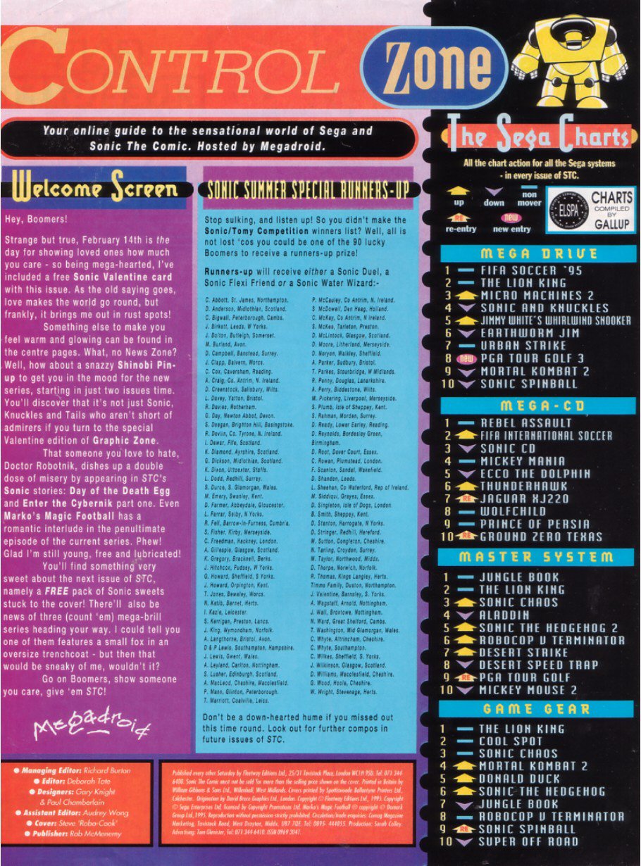 Read online Sonic the Comic comic -  Issue #45 - 2