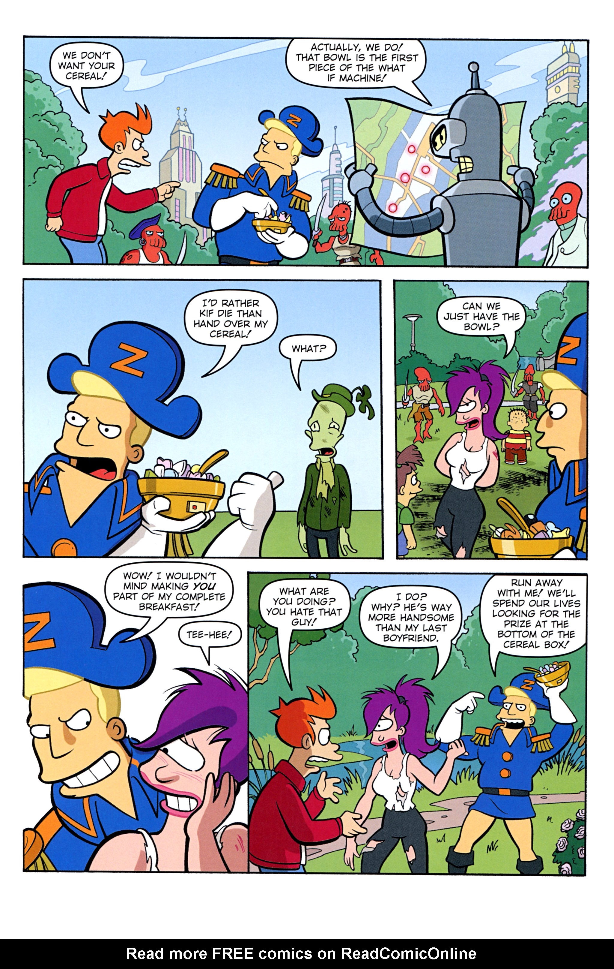 Read online Futurama Comics comic -  Issue #74 - 10