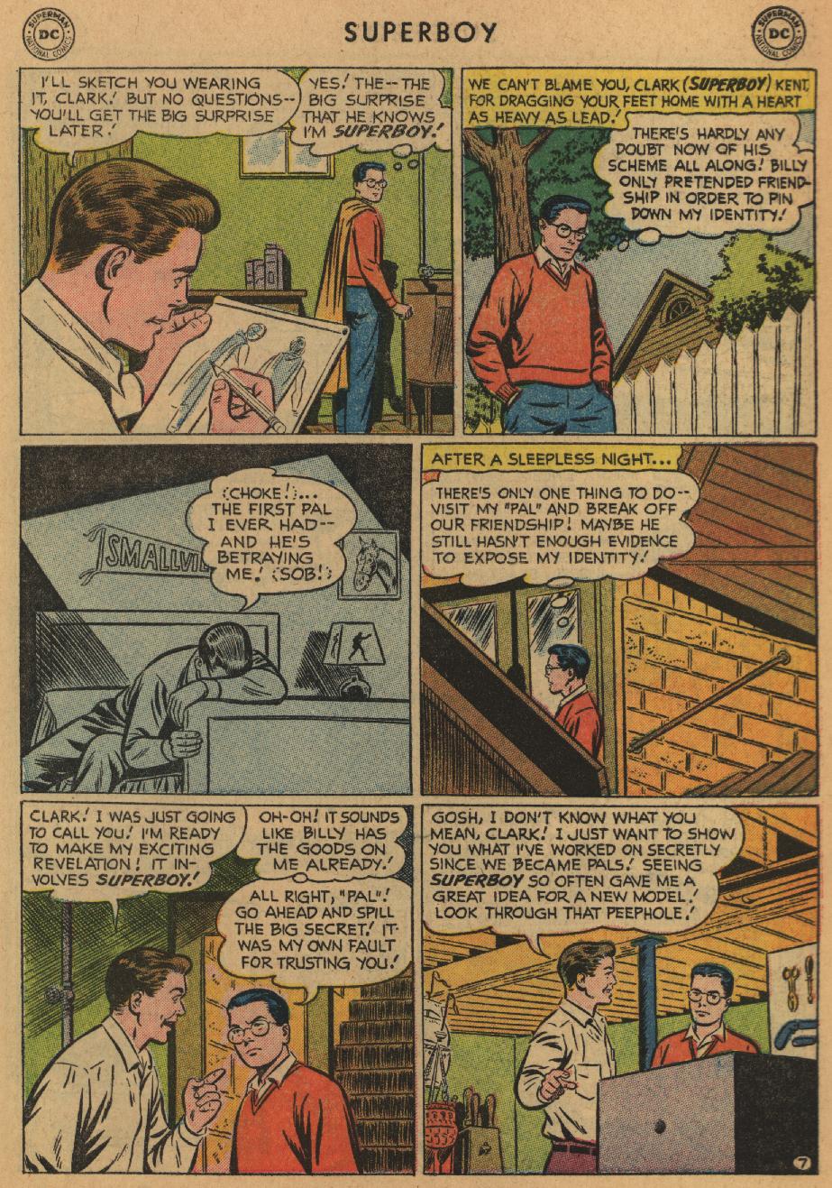 Read online Superboy (1949) comic -  Issue #47 - 8