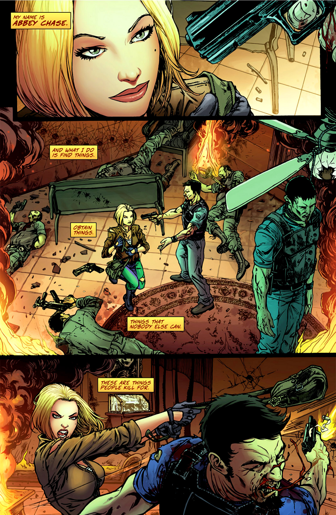 Read online Danger Girl and the Army of Darkness comic -  Issue #1 - 3