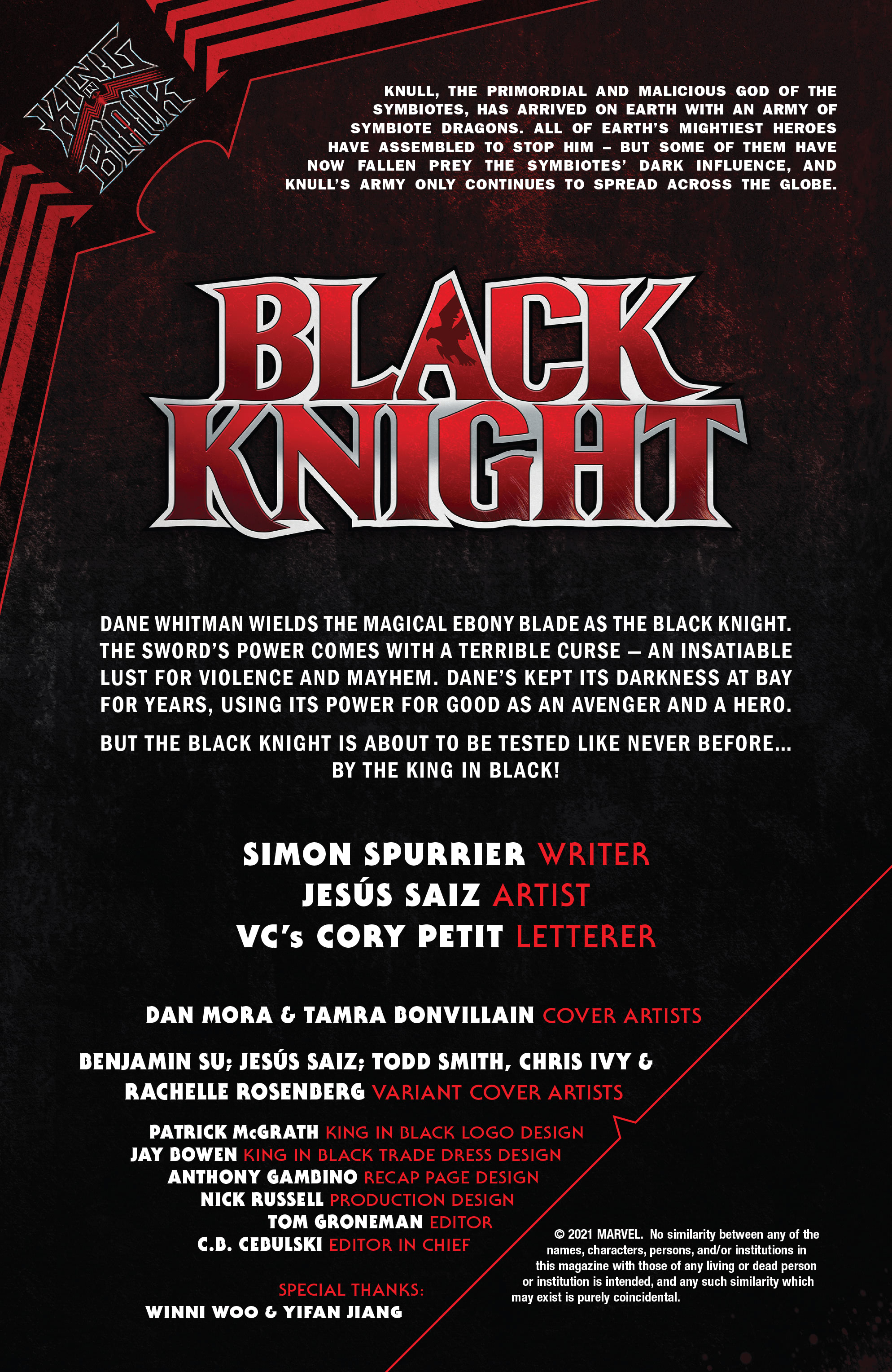 Read online King In Black One-Shots comic -  Issue # Black Knight - 2