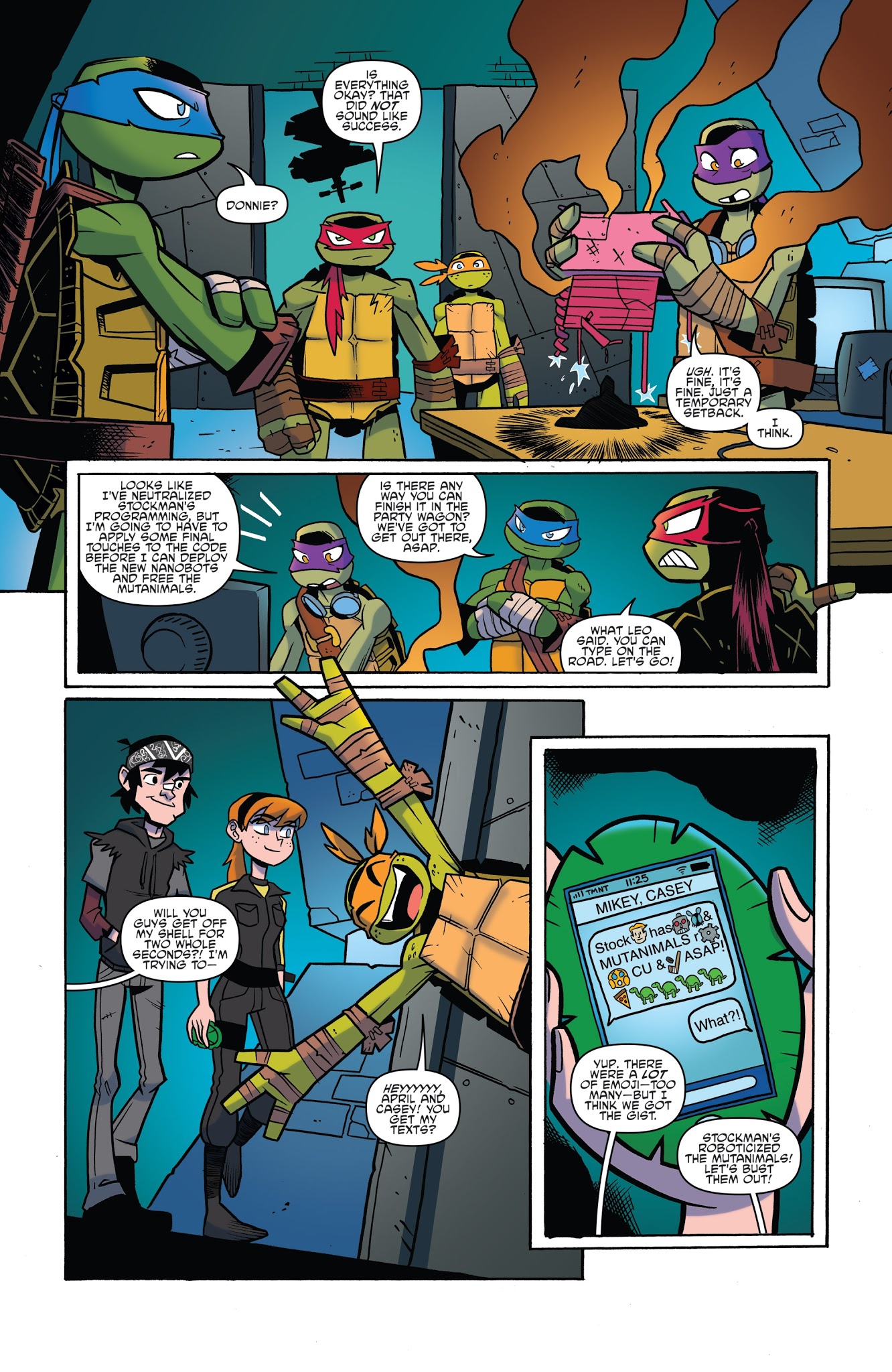 Read online Teenage Mutant Ninja Turtles Amazing Adventures: Robotanimals comic -  Issue #2 - 9
