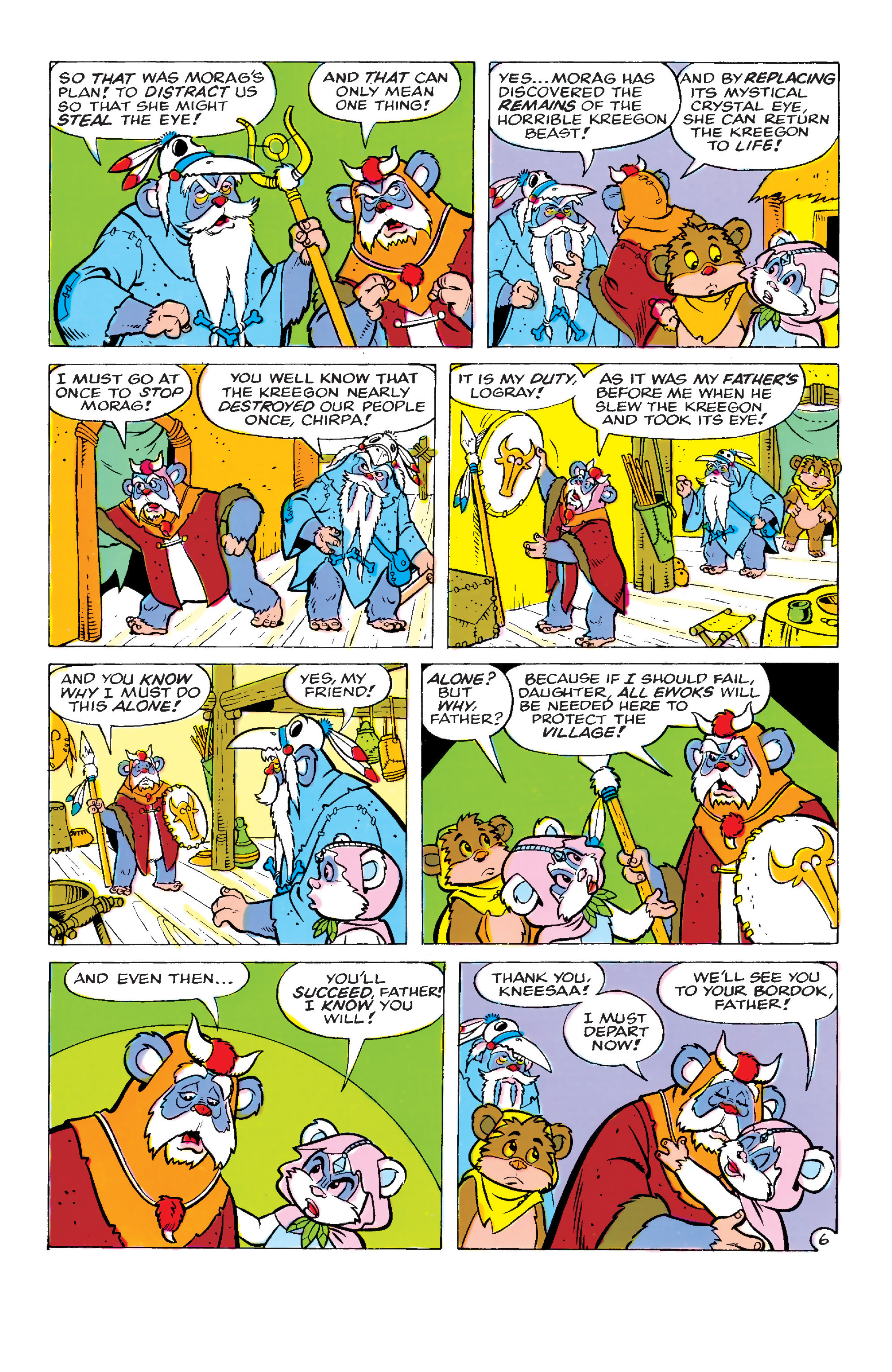 Read online Ewoks comic -  Issue #8 - 7
