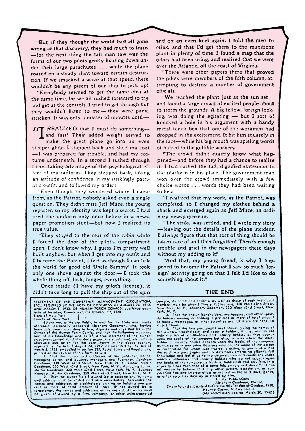 Read online The Human Torch (1940) comic -  Issue #4 - 45